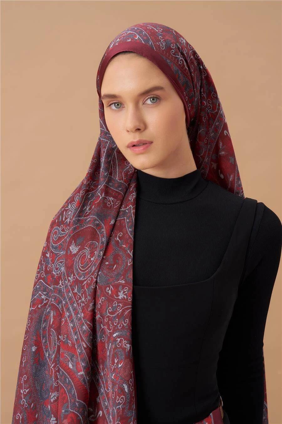 Jardin Secret Collection Hint Vual İpek Şal 5011-12