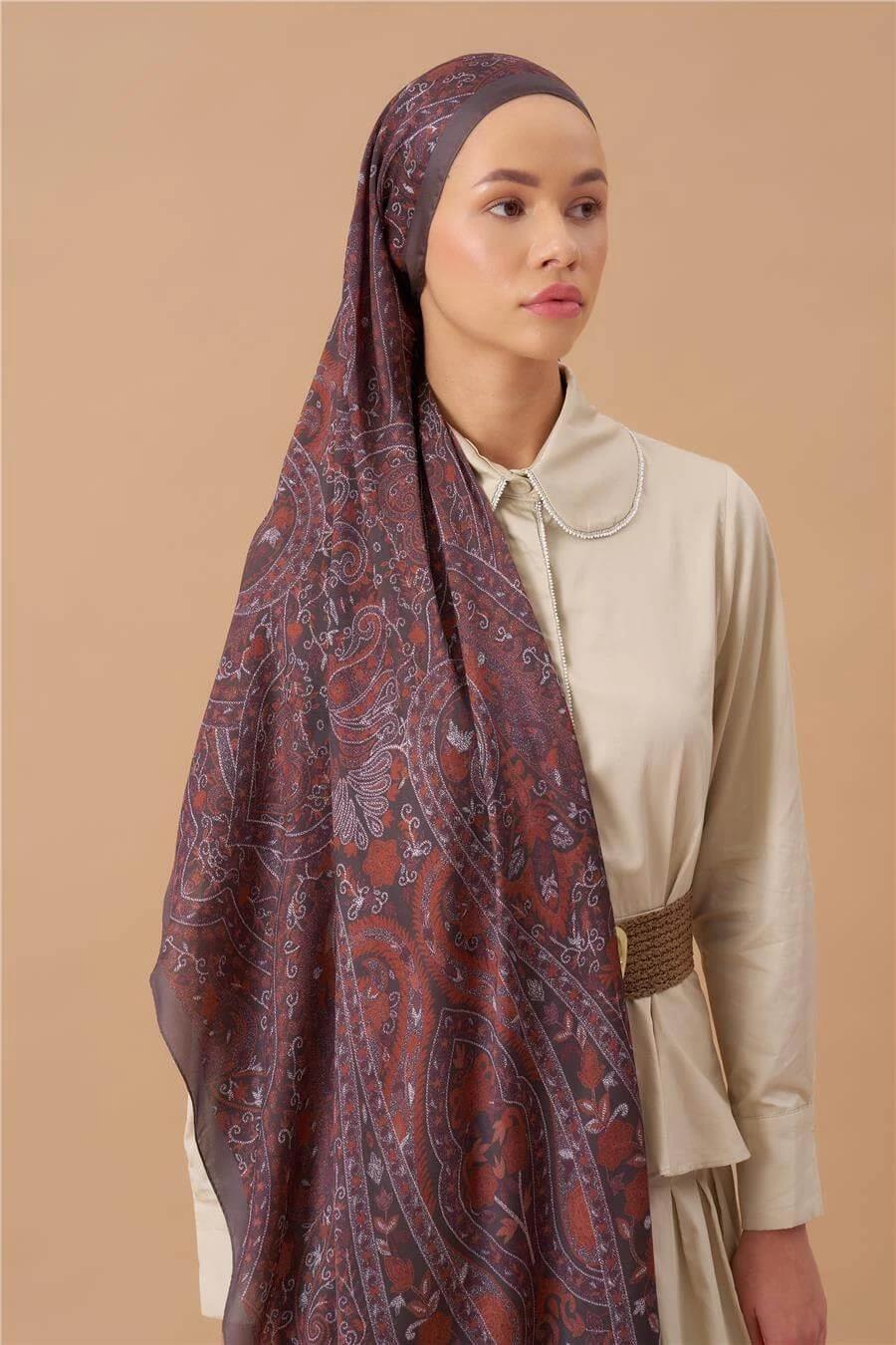 Jardin Secret Collection Hint Vual İpek Şal 5011-11