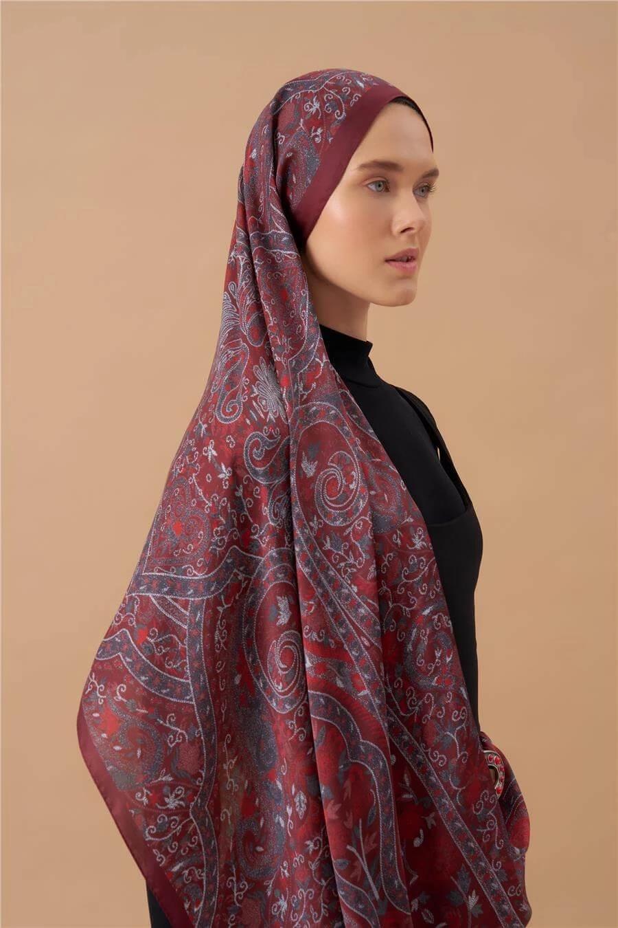 Jardin Secret Collection Hint Vual İpek Şal 5011-12