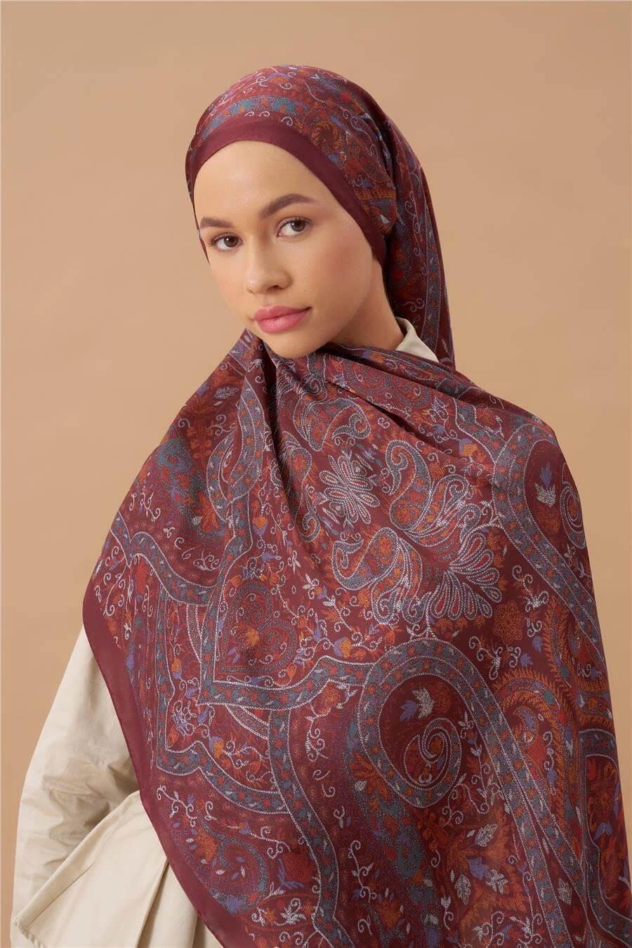 Jardin Secret Collection Hint Vual İpek Şal 5011-13