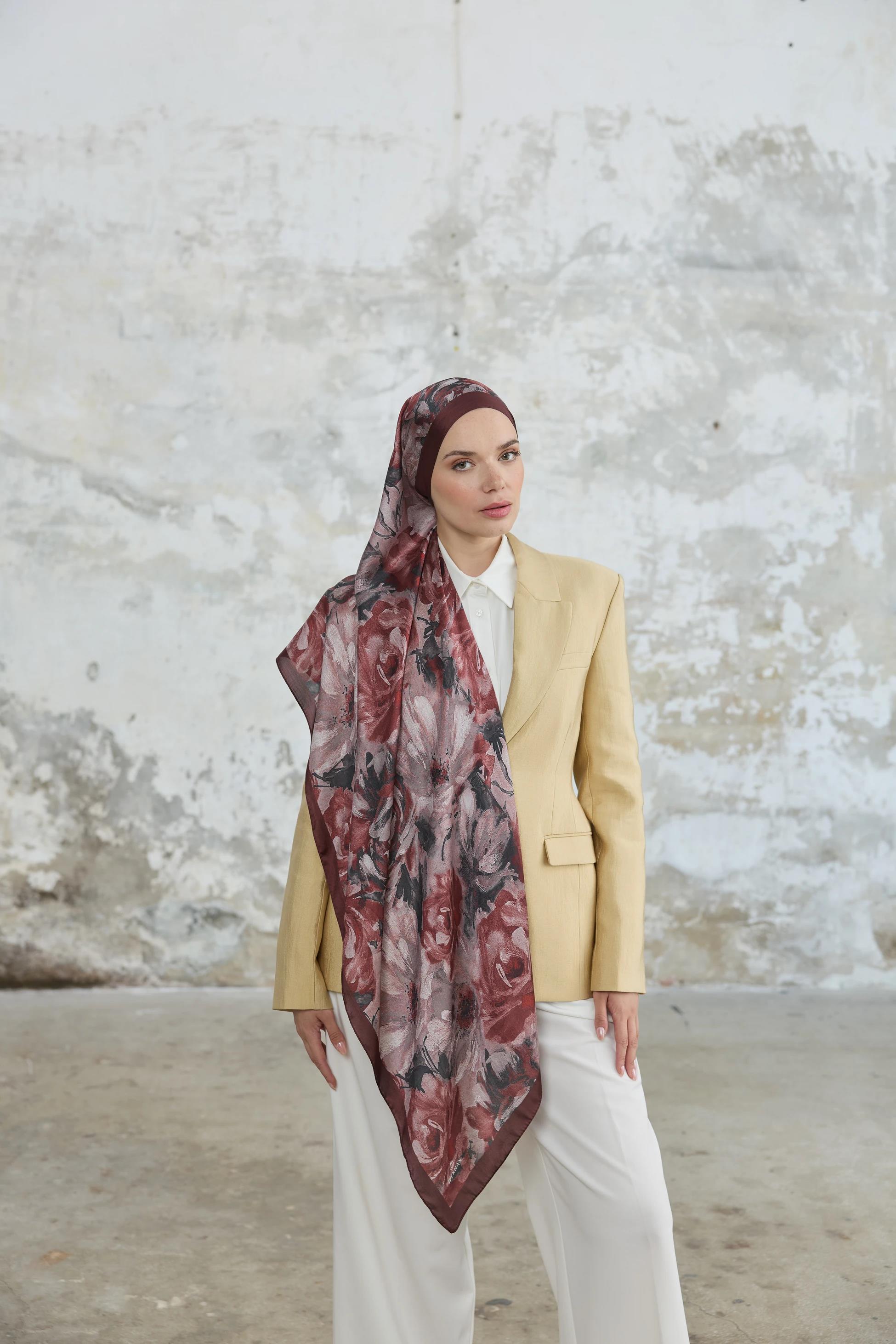 Jardin Secret Collection Hint Vual İpek Şal 5013-09