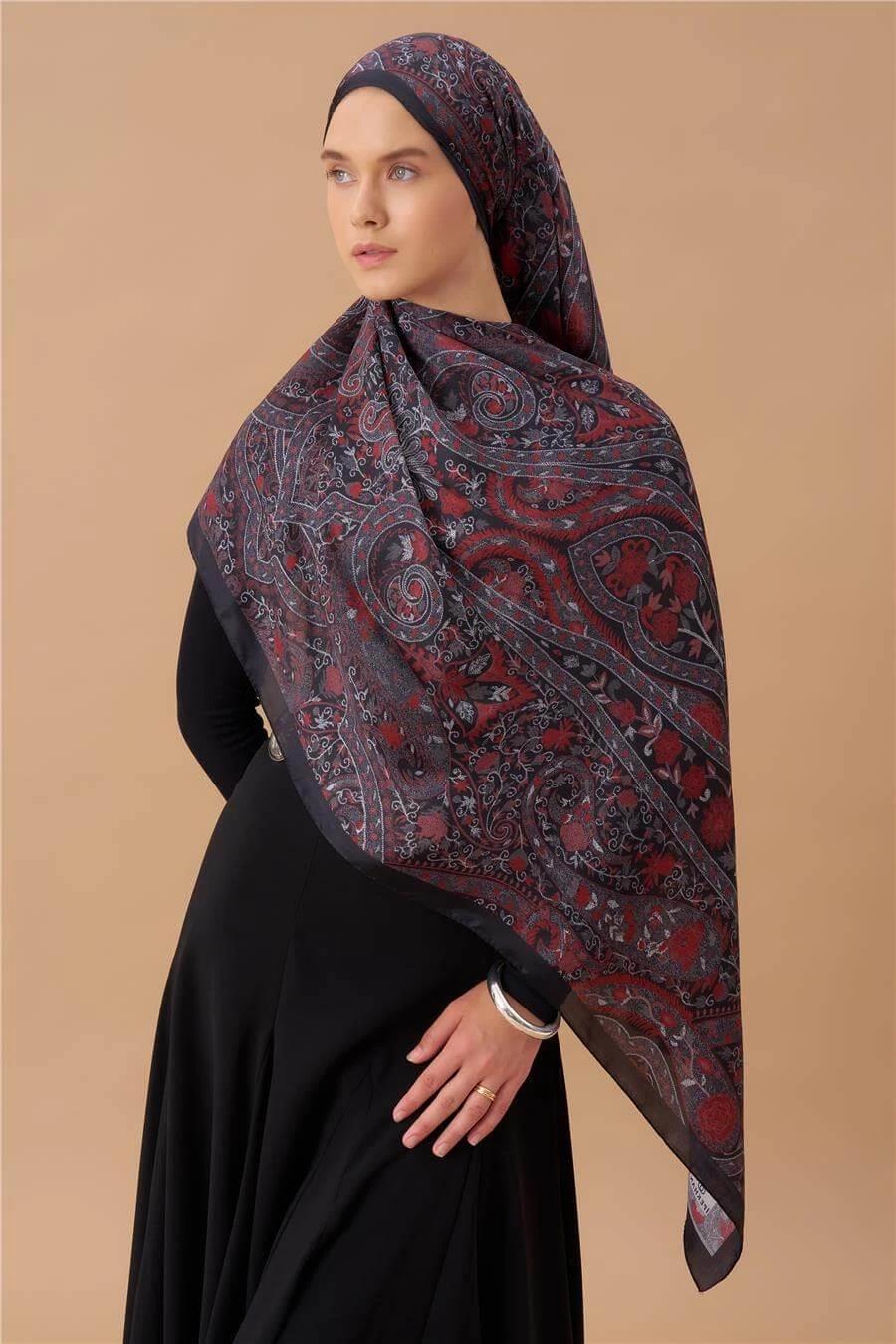 Jardin Secret Collection Hint Vual İpek Şal 5011-08