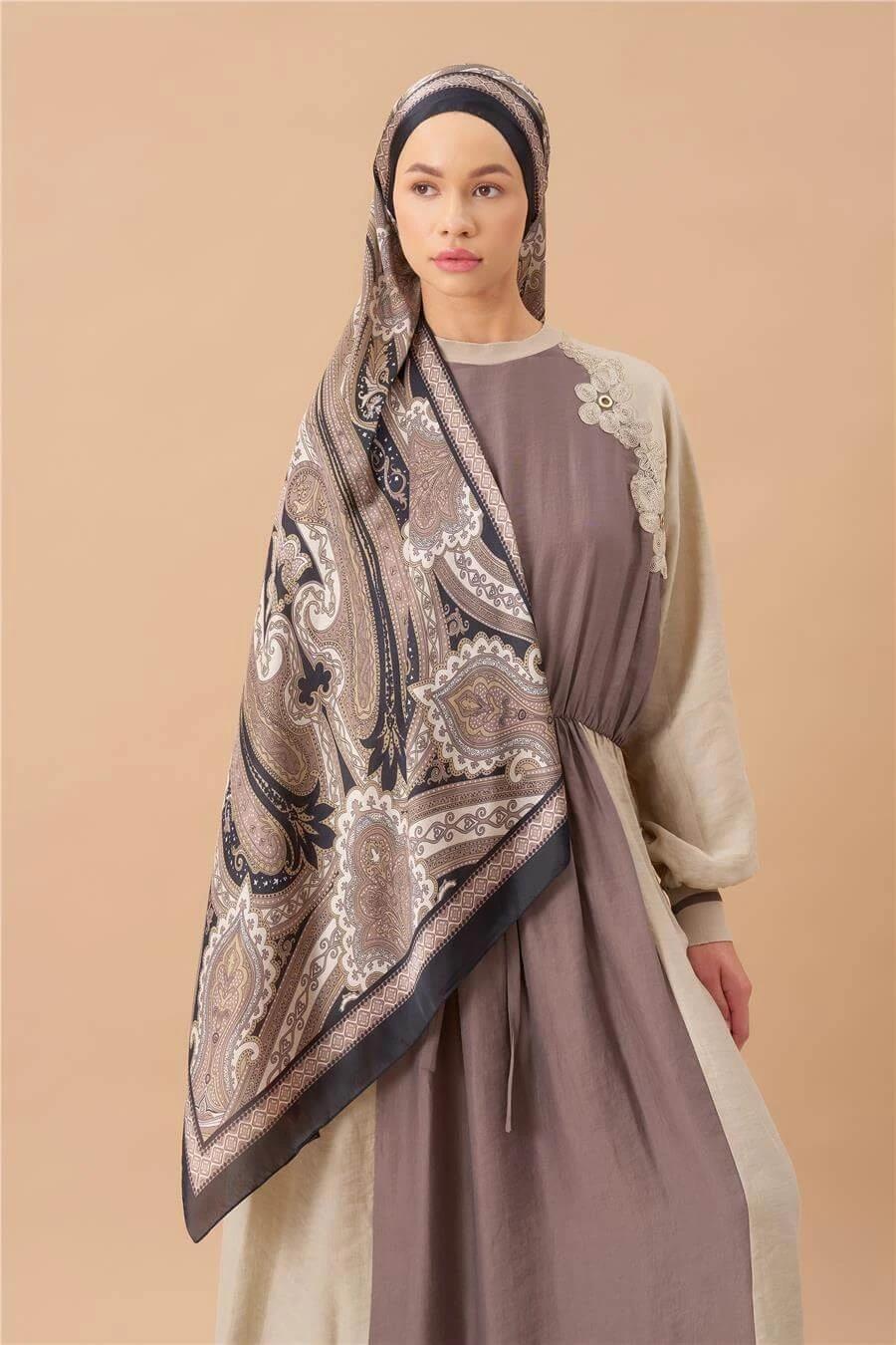 Jardin Secret Collection Hint Vual İpek Şal 5012-02