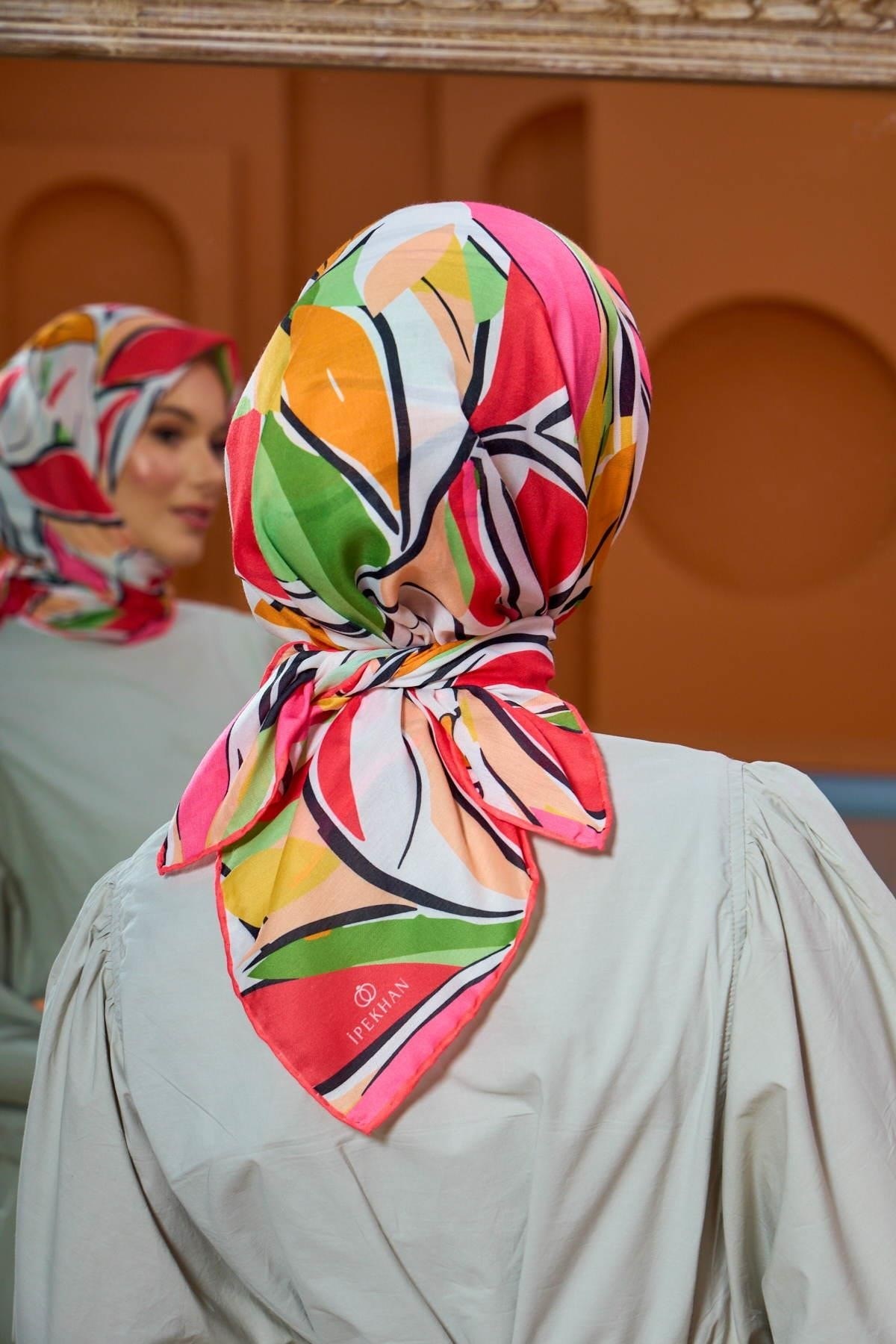 Marrakech Koleksiyon Soft Eşarp Mercan Yeşil 1199-15