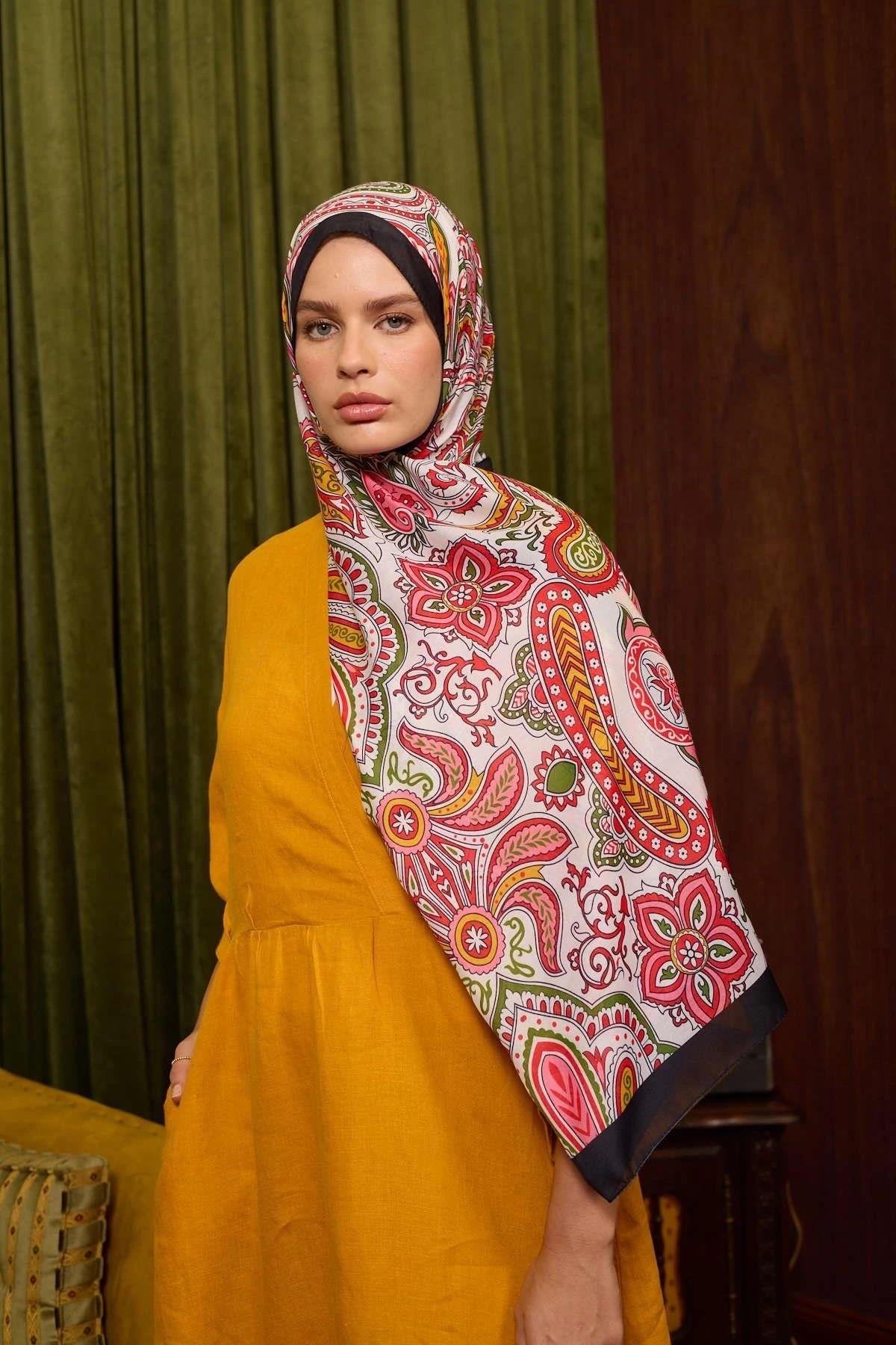 Marrakech Koleksiyon Soft Şal Kiremit Siyah 3048-09