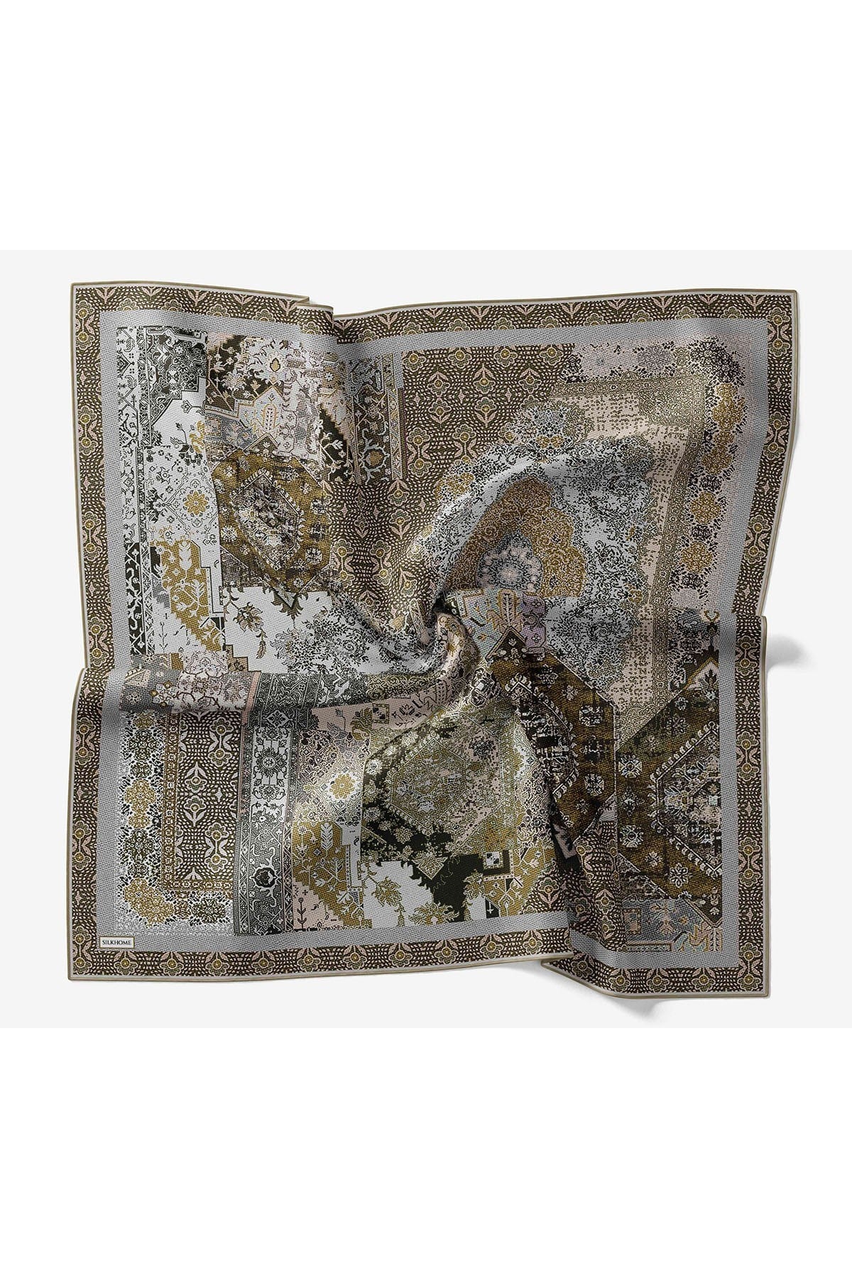 Monare Eşarp Modern Fıstık Yeşili 90x90
