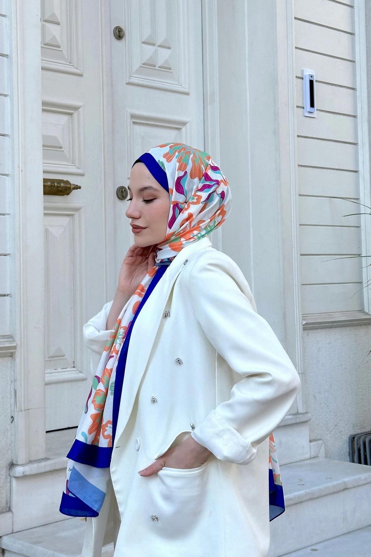 Nature Frezya Soft Şal Gece Mavi 3038-08