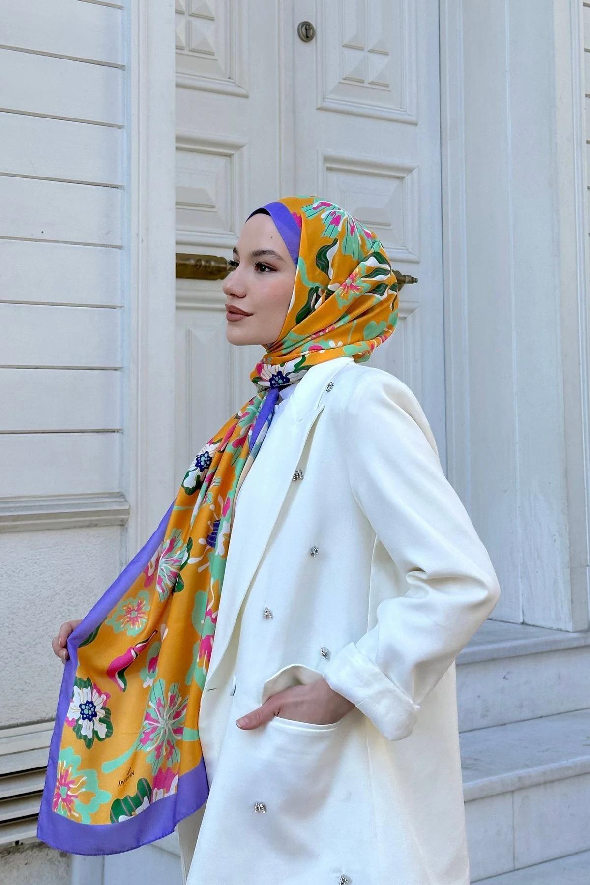 Nature Frezya Soft Şal Turuncu 3038-01