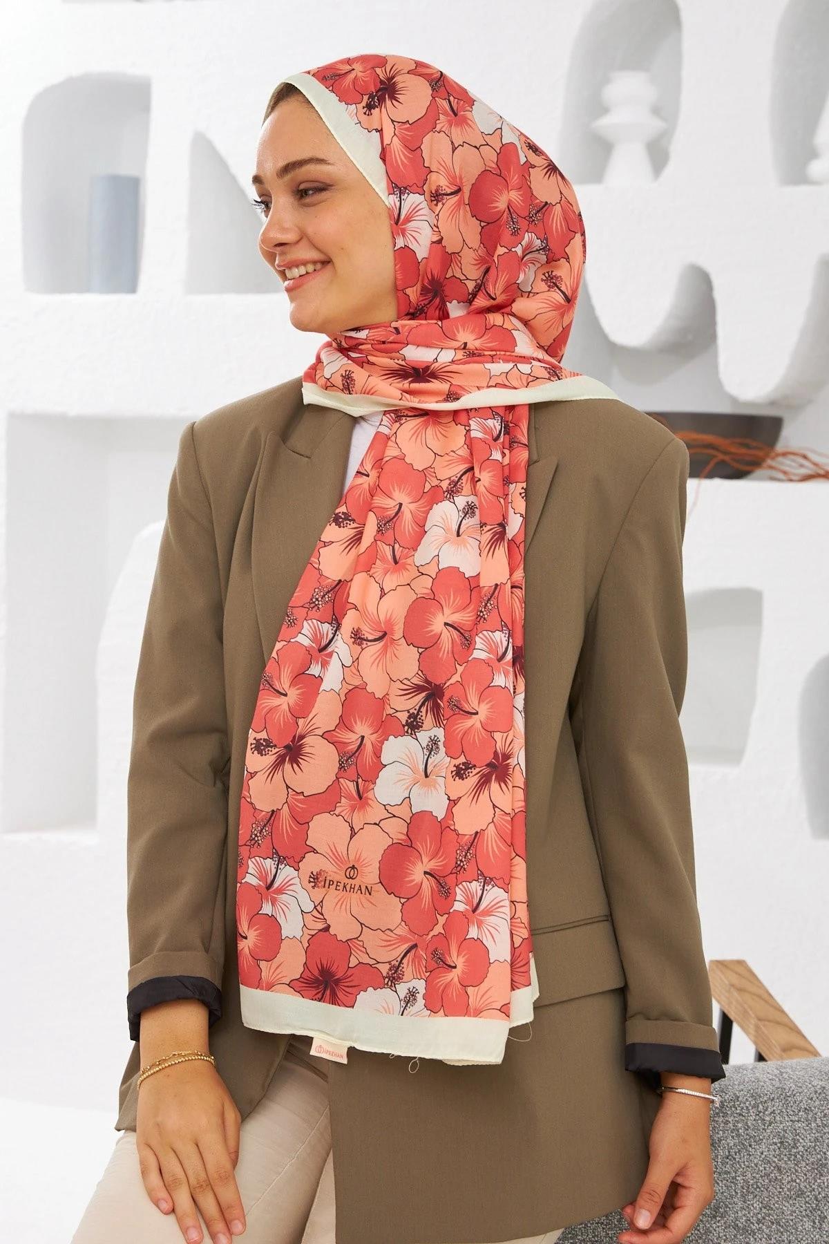 Nature Gardenya Soft Şal Şeftali Sarı 3034-14