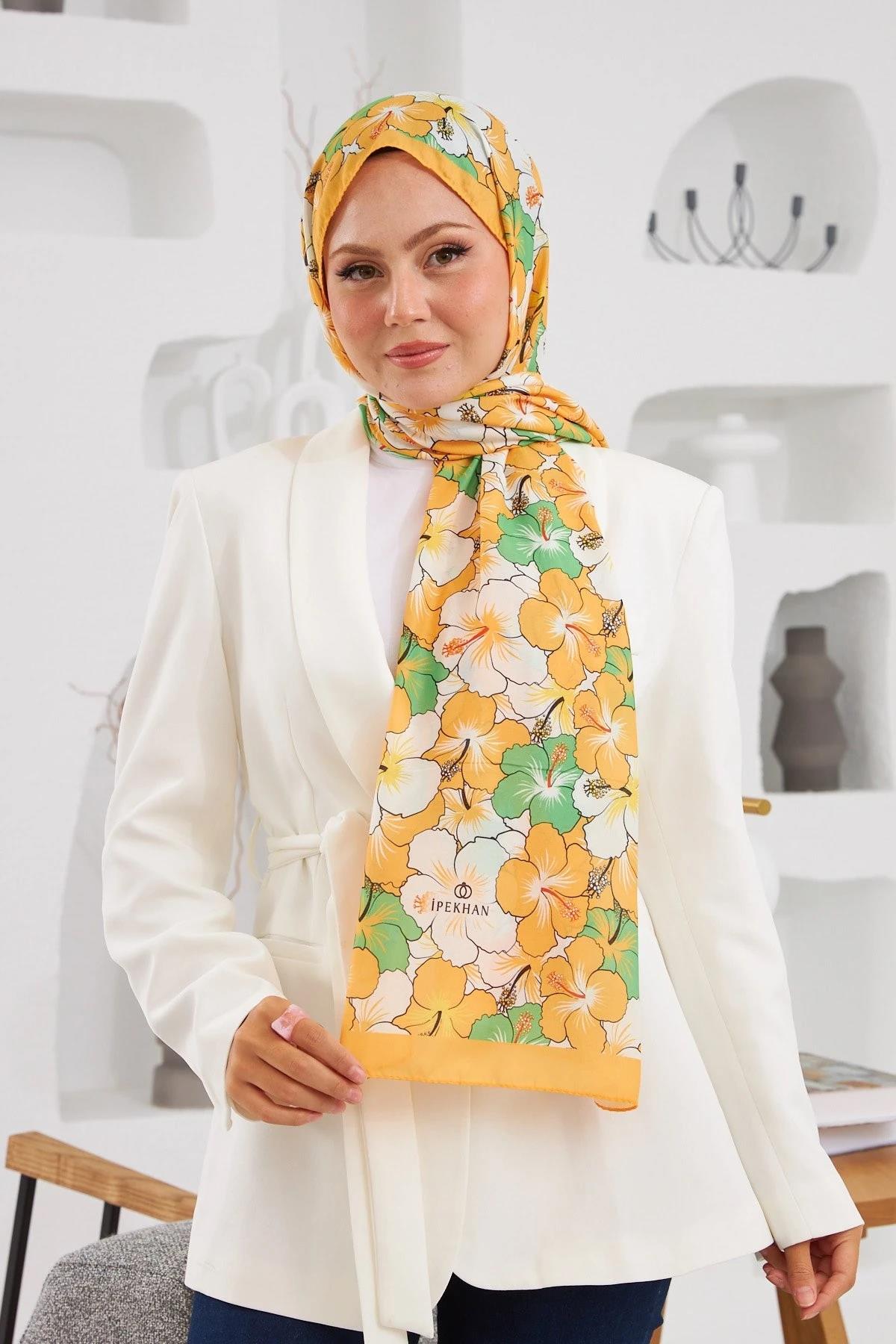 Nature Gardenya Soft Şal Turuncu 3034-01