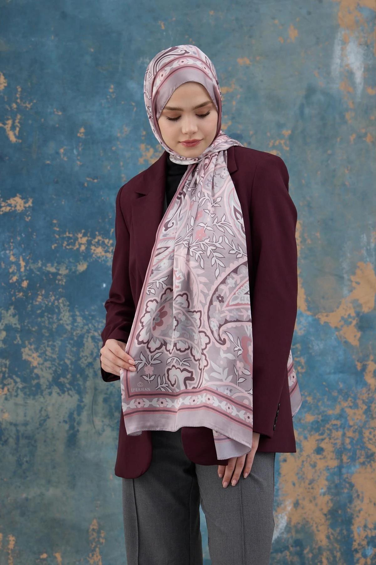 Pudra Hint Vual Şal - 5004-13