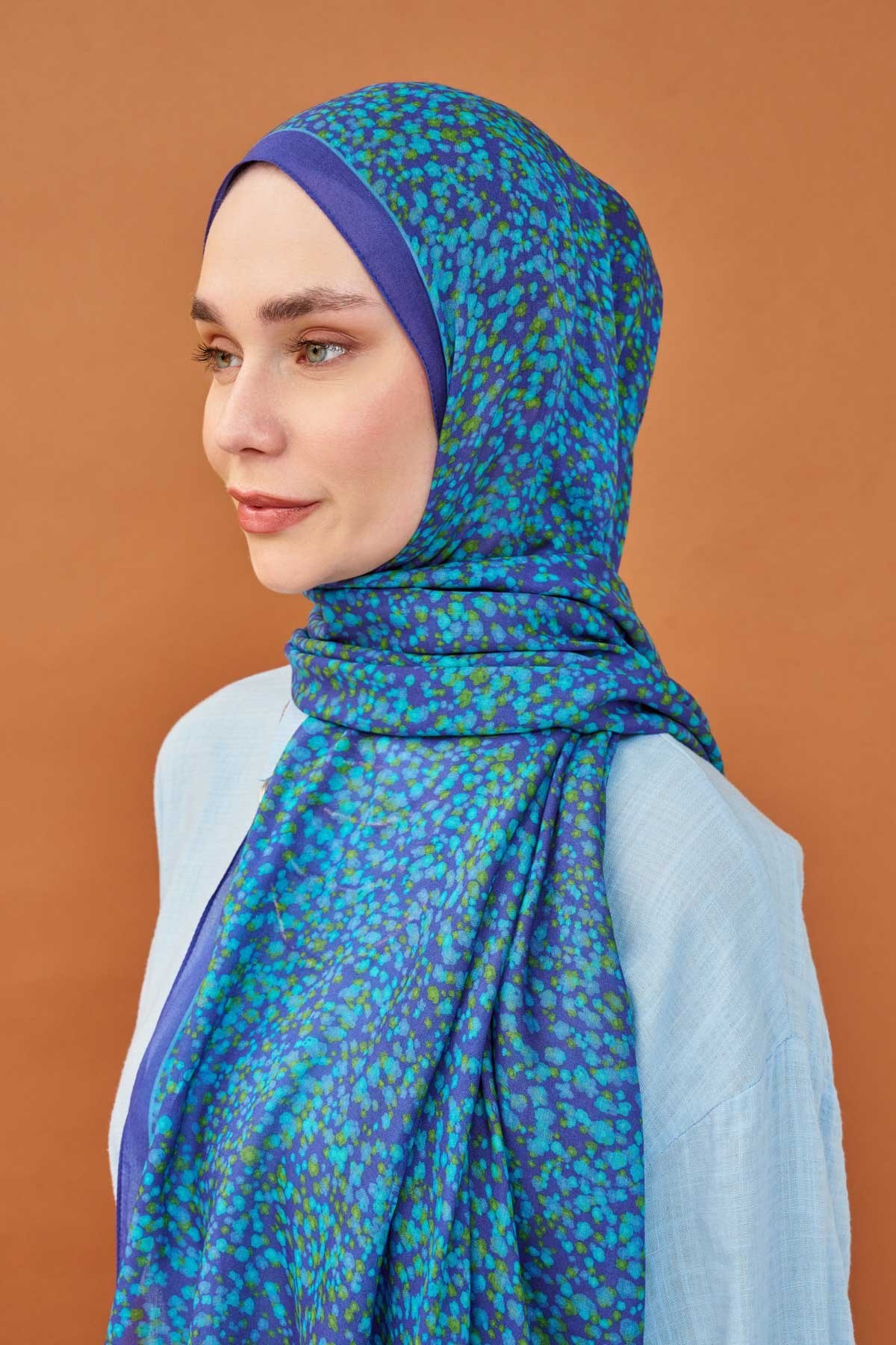 Riva Şal Tencel Secret Garden Saks