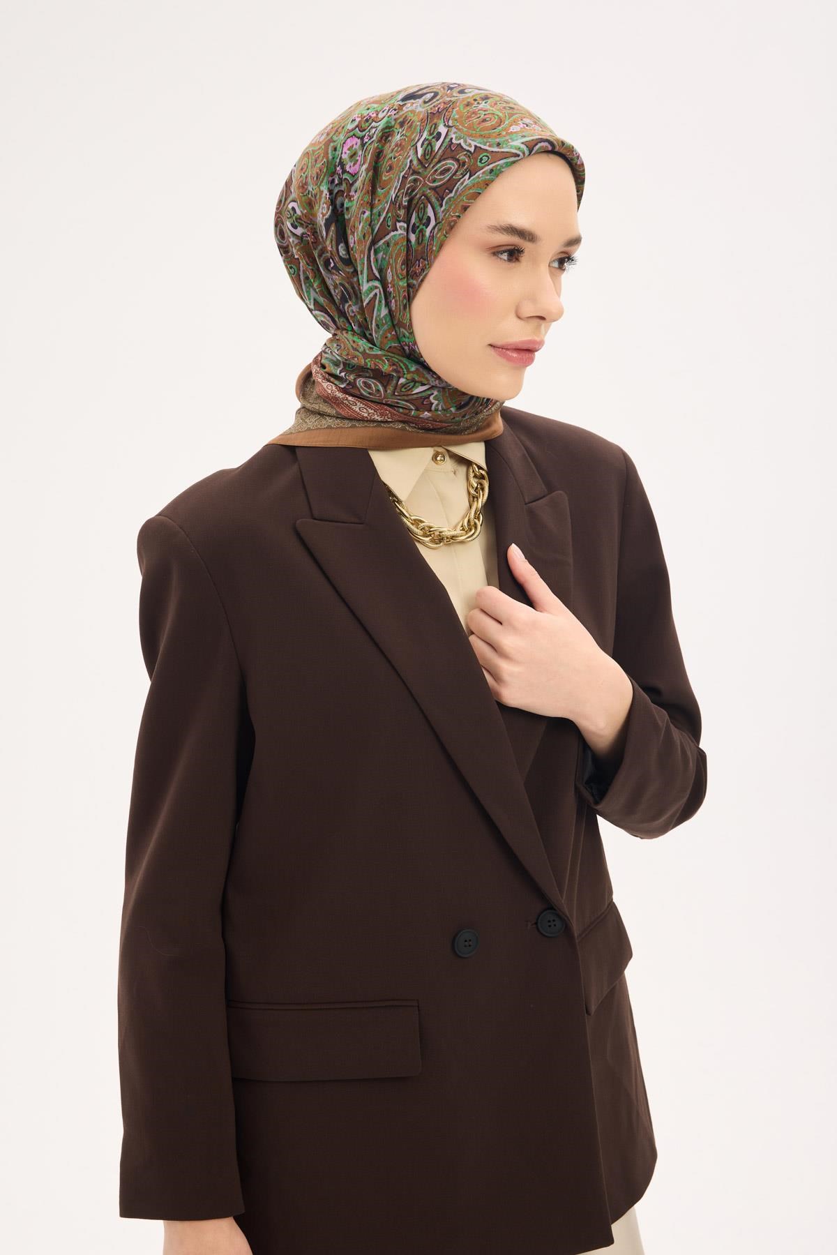 Arve Eşarp Viona Taba 90x90