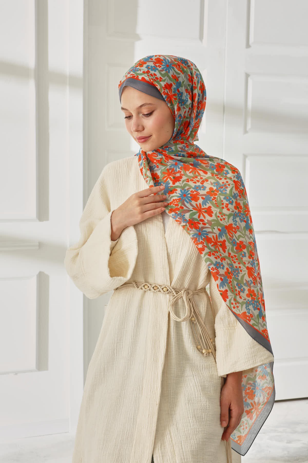 Silk Home Desenli Soft Şal 70019-05