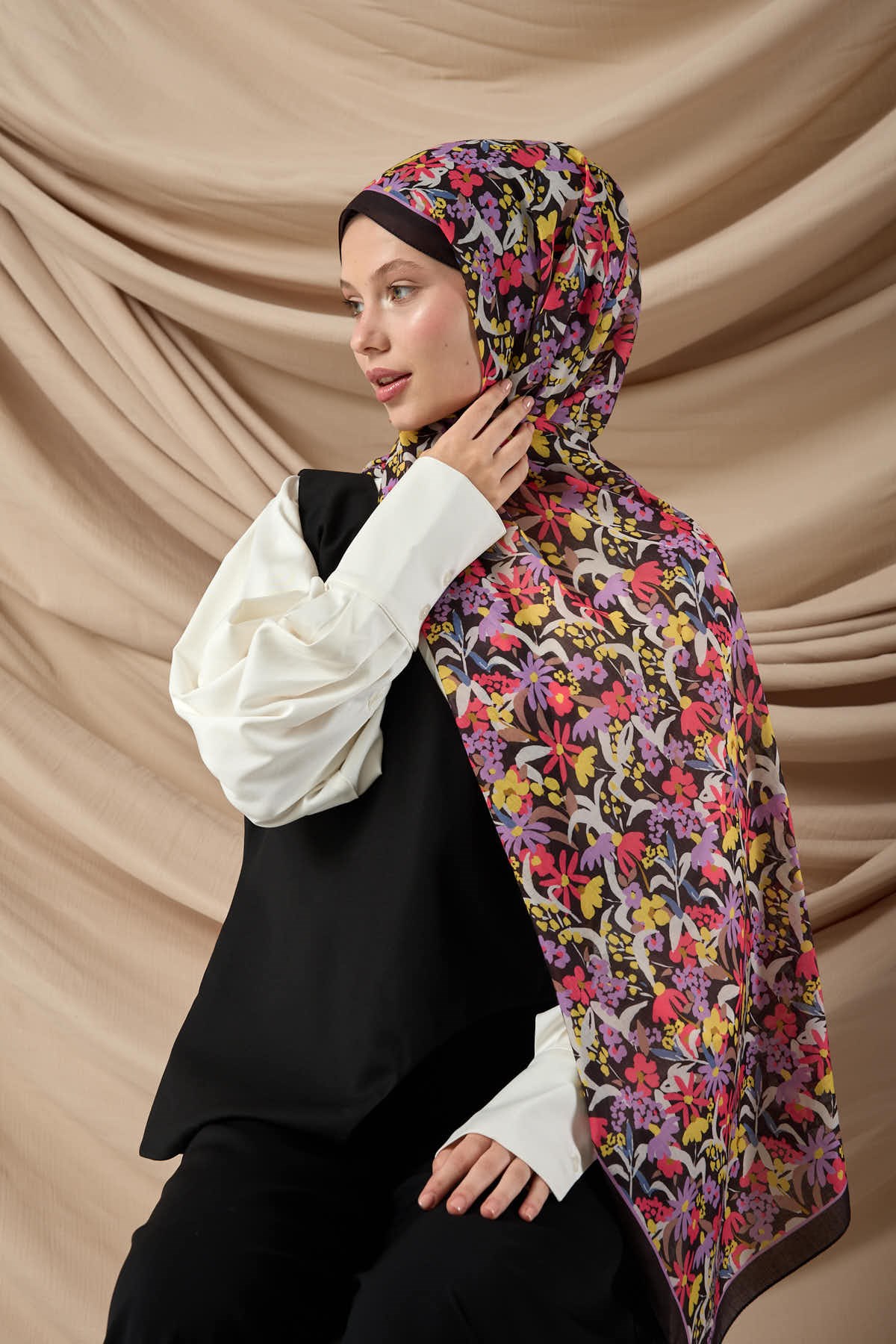 Silk Home Desenli Soft Şal 70019-16