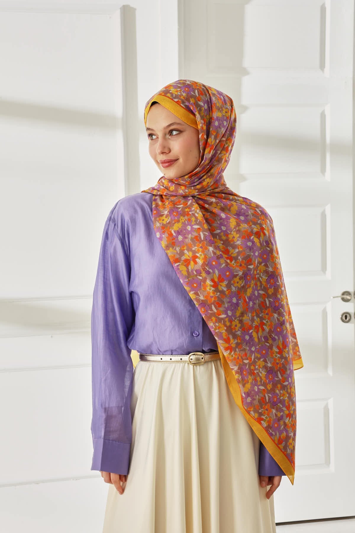 Silk Home Desenli Soft Şal 70021-01
