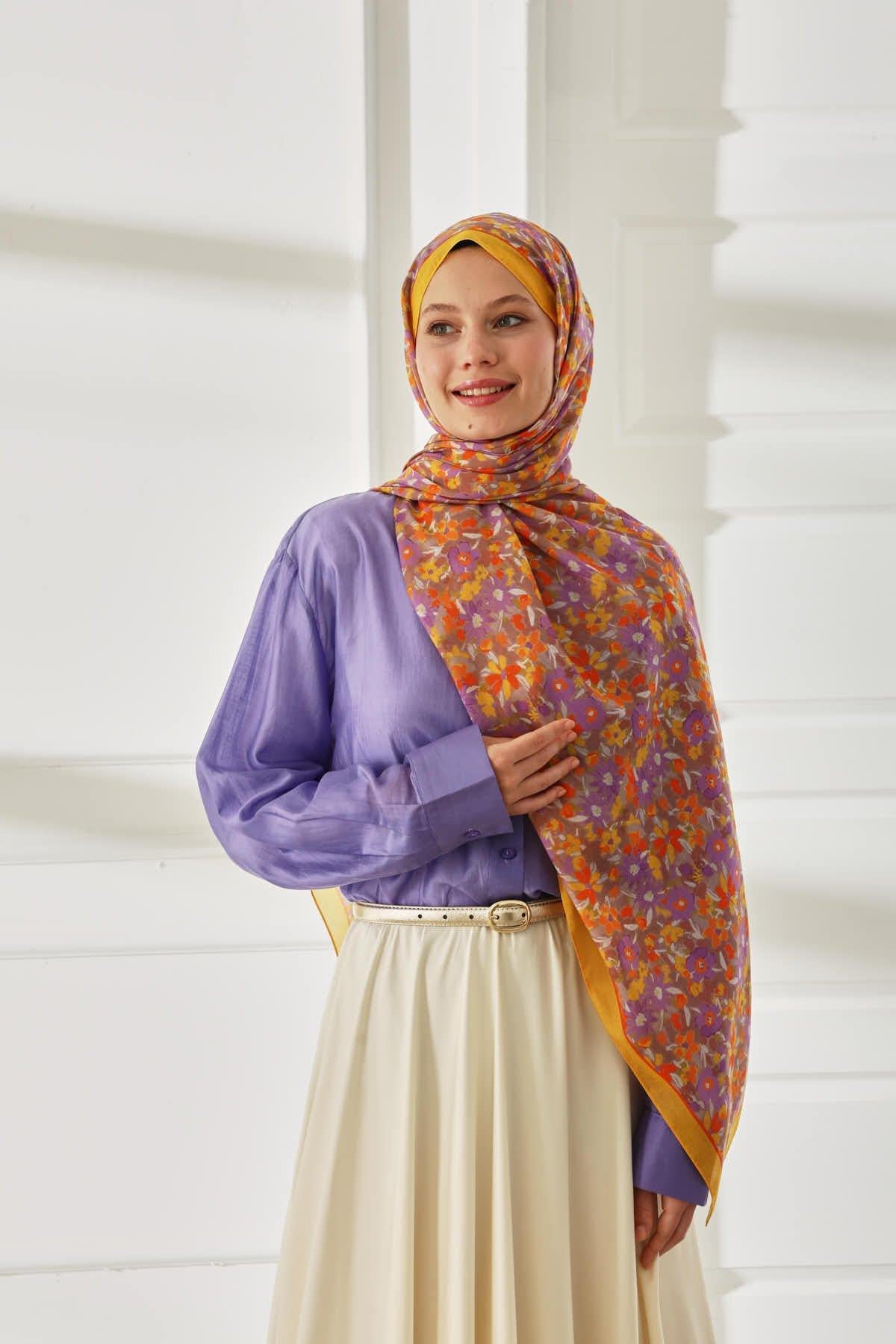 Silk Home Desenli Soft Şal 70021-01