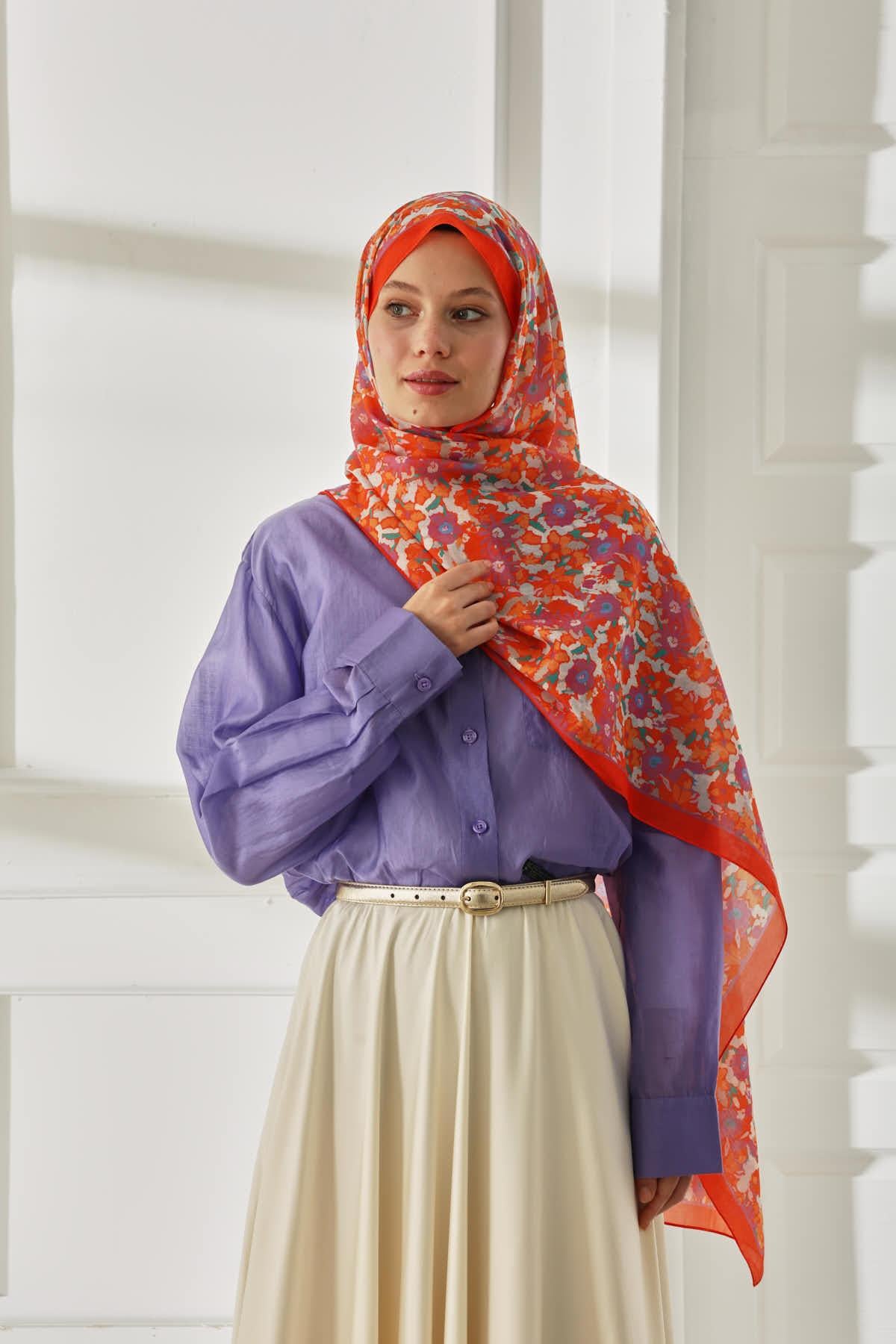 Silk Home Desenli Soft Şal 70021-02