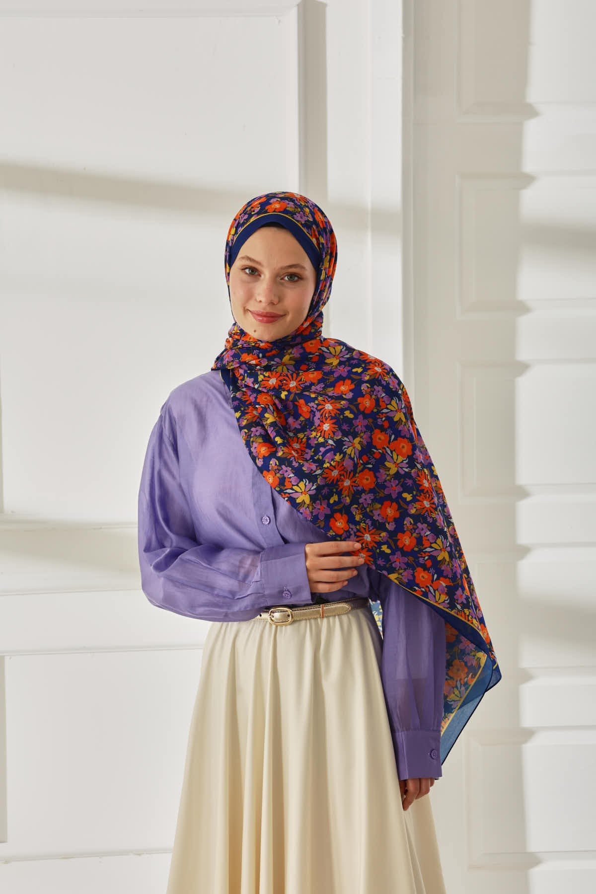 Silk Home Desenli Soft Şal 70021-03