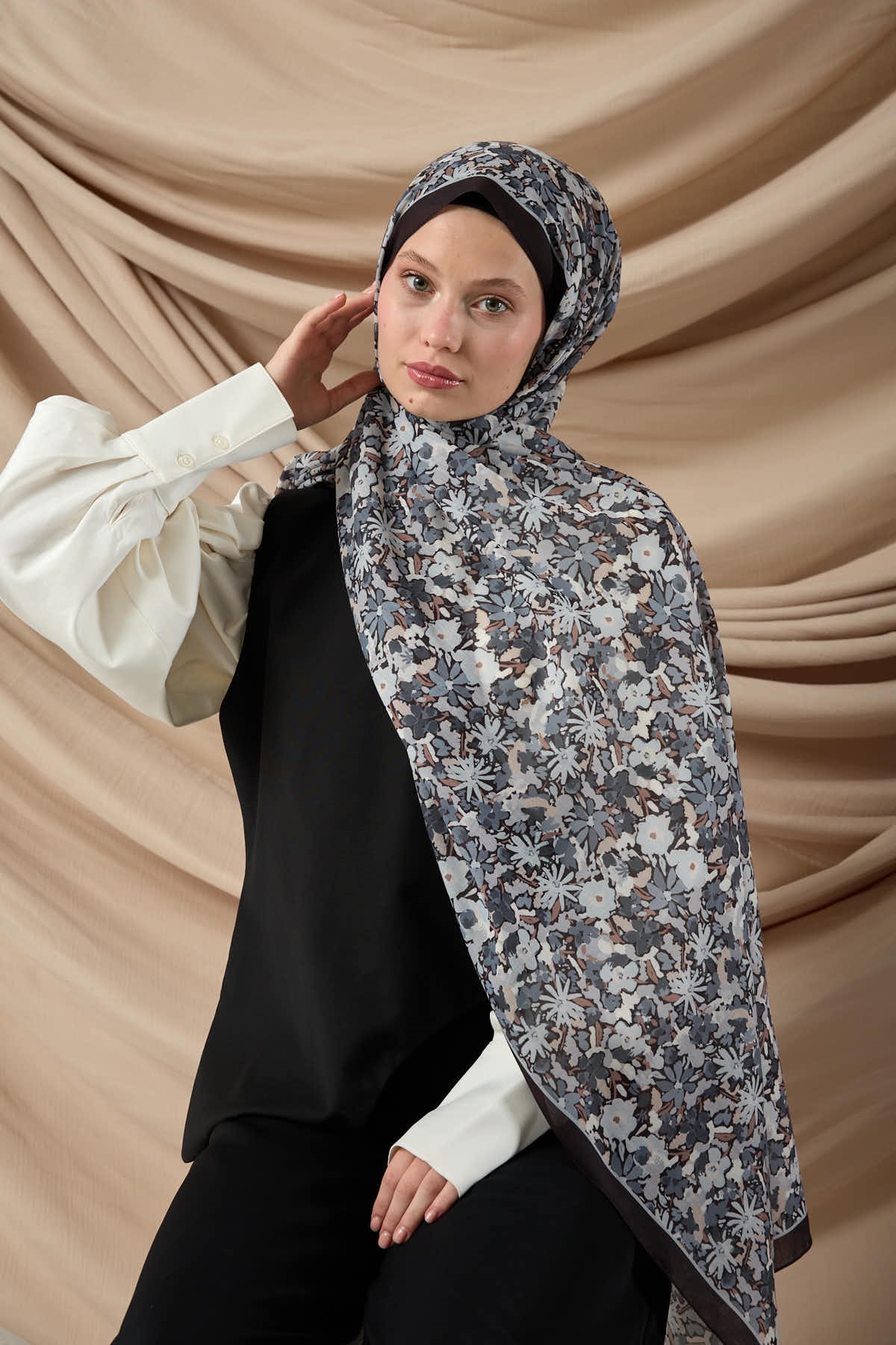 Silk Home Desenli Soft Şal 70021-15
