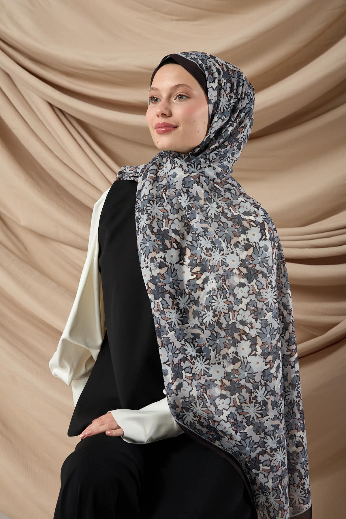 Silk Home Desenli Soft Şal 70021-15