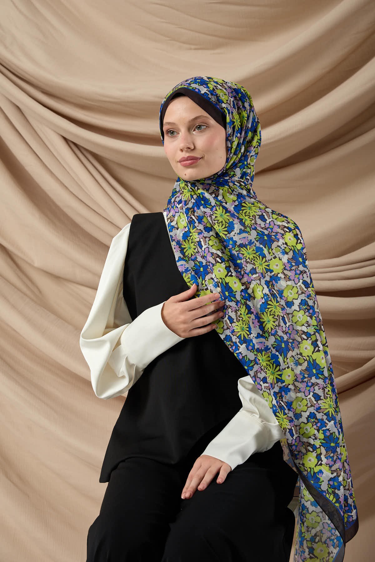 Silk Home Desenli Soft Şal 70021-16