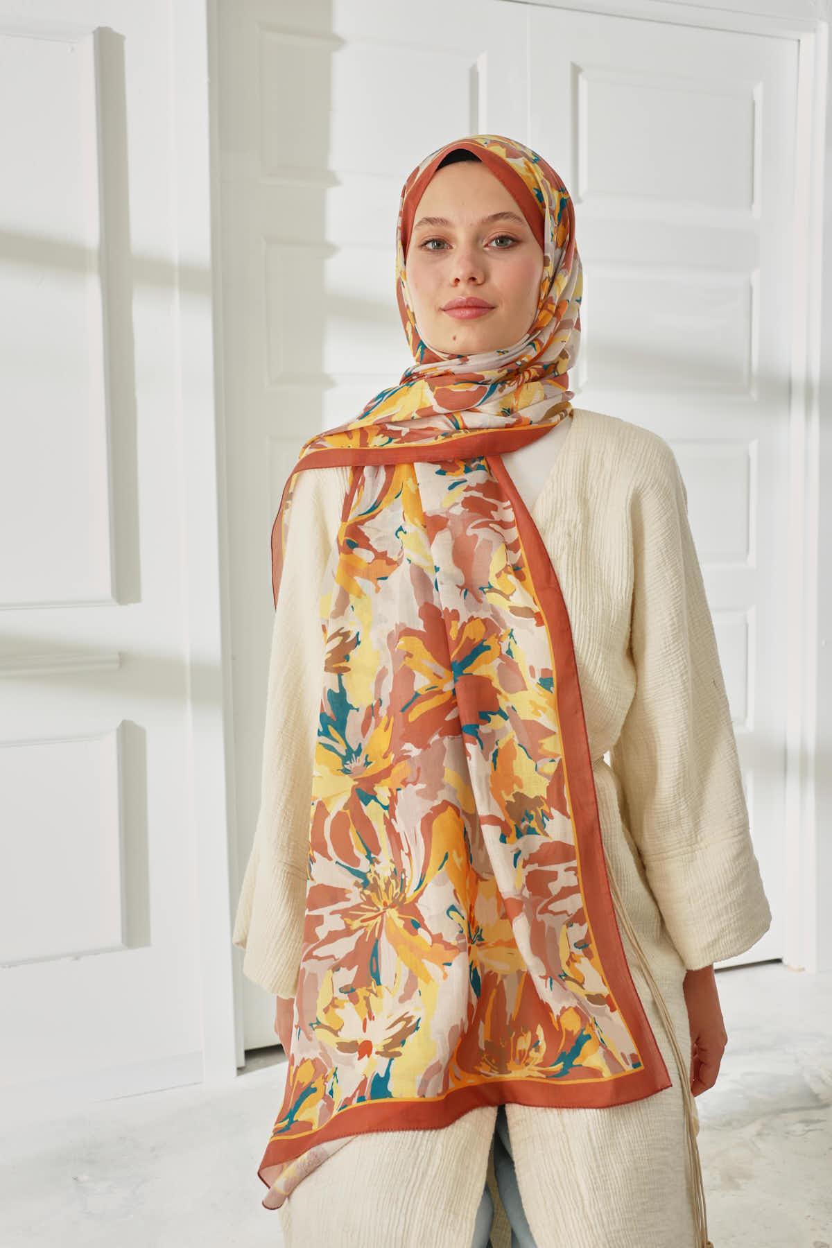 Silk Home Desenli Soft Şal 70023-04