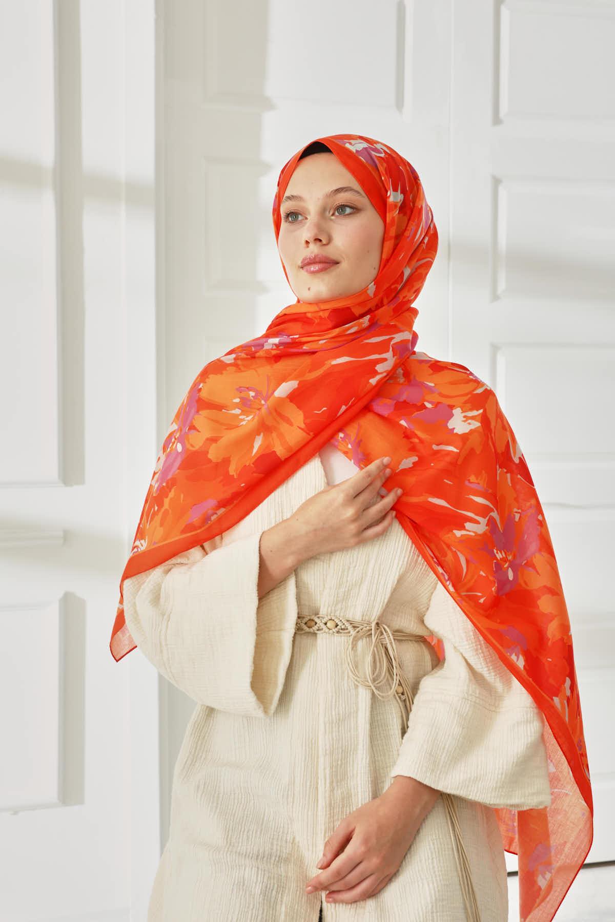 Silk Home Desenli Soft Şal 70023-07