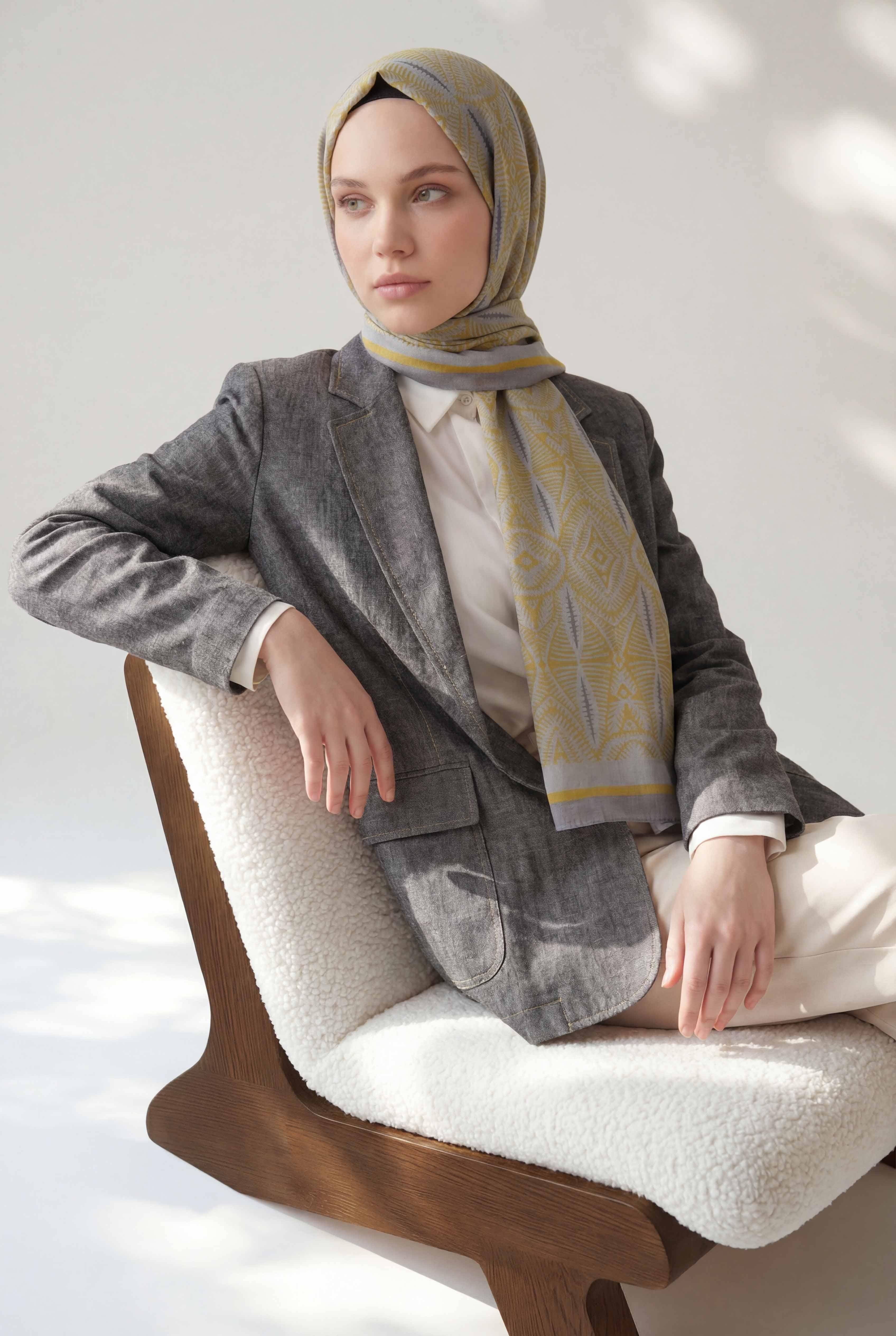 Silk Home Desenli Soft Şal 70025-08