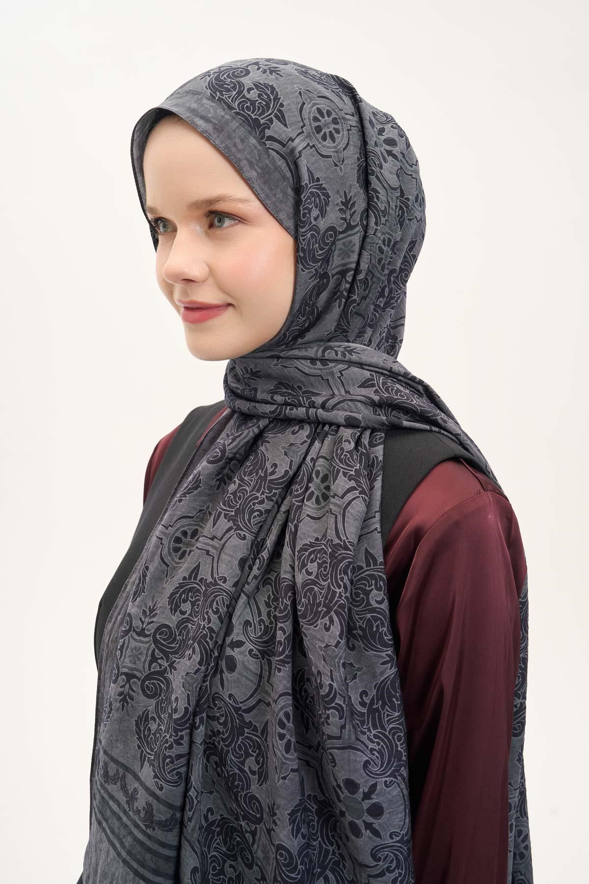 Urban Hours Luvia Antrasit Mayda Şal 190x70