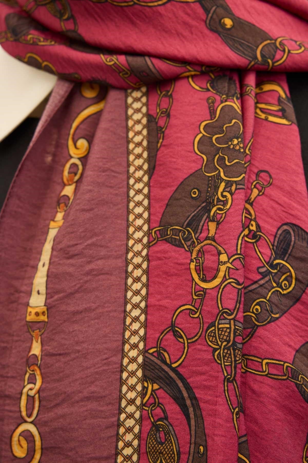 Urban Hours Liora Vişne Mayda Şal 190x70