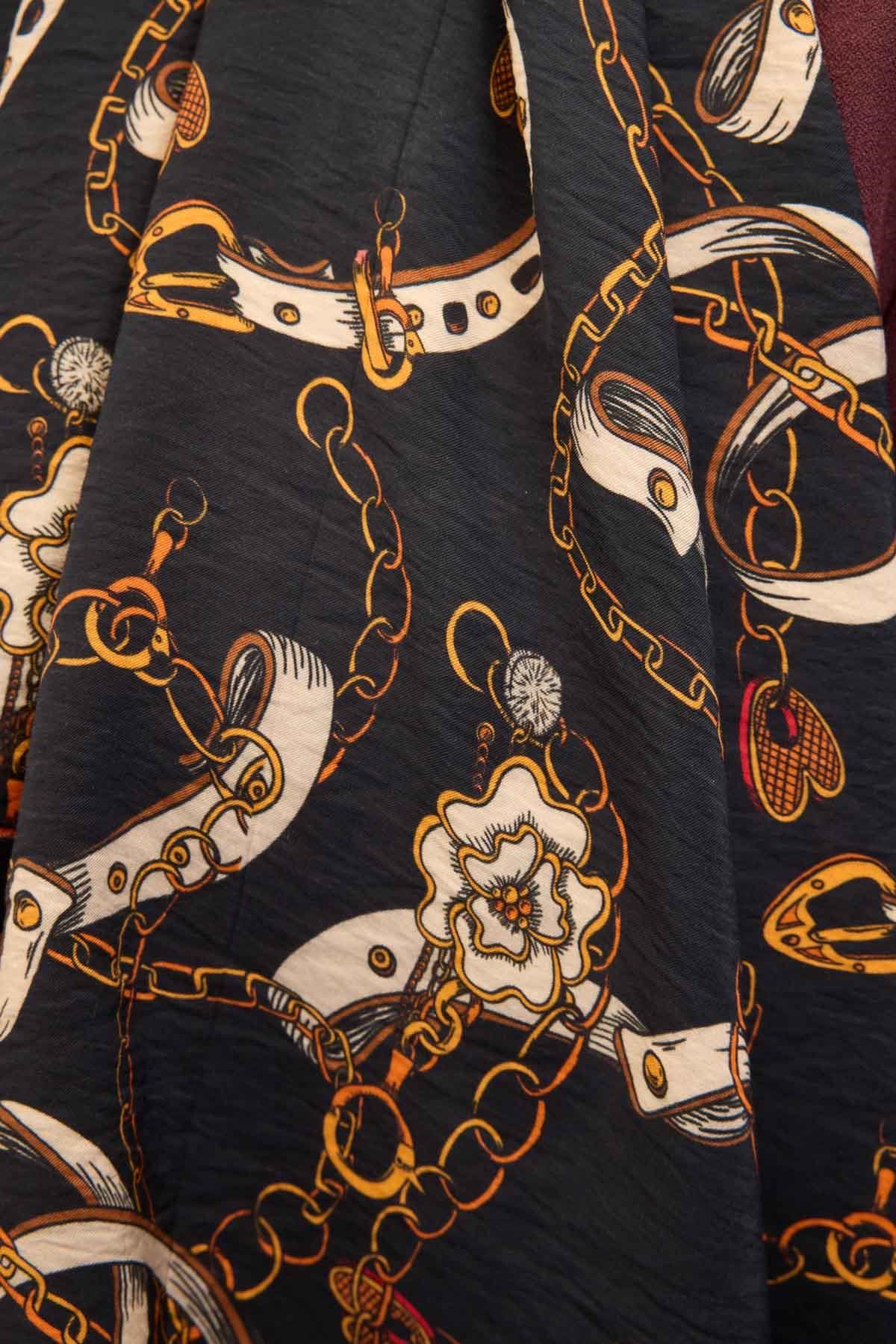 Urban Hours Liora Koyu Siyah Mayda Şal 190x70