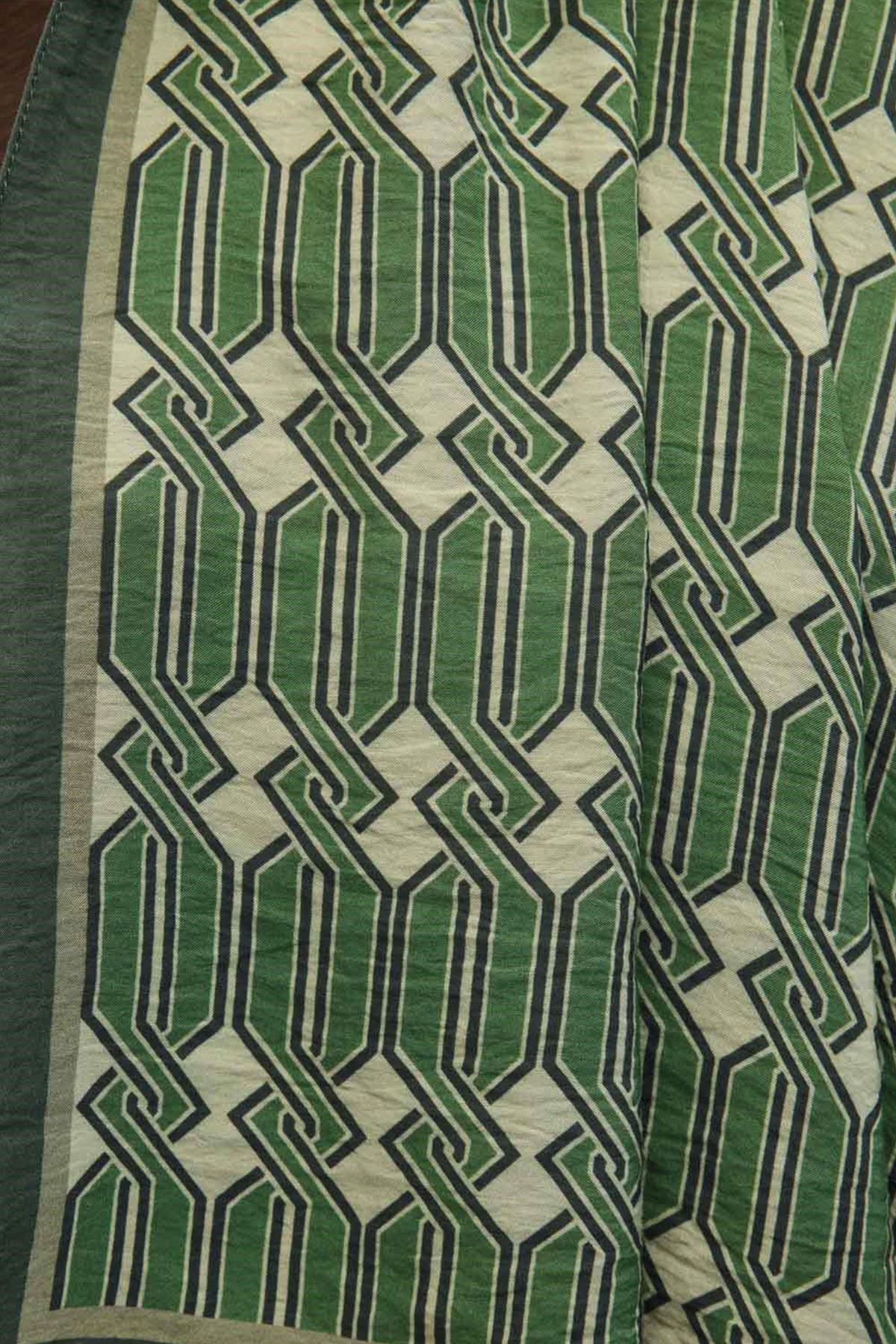 Urban Hours Lumera Nane Yeşili Mayda Şal 190x70