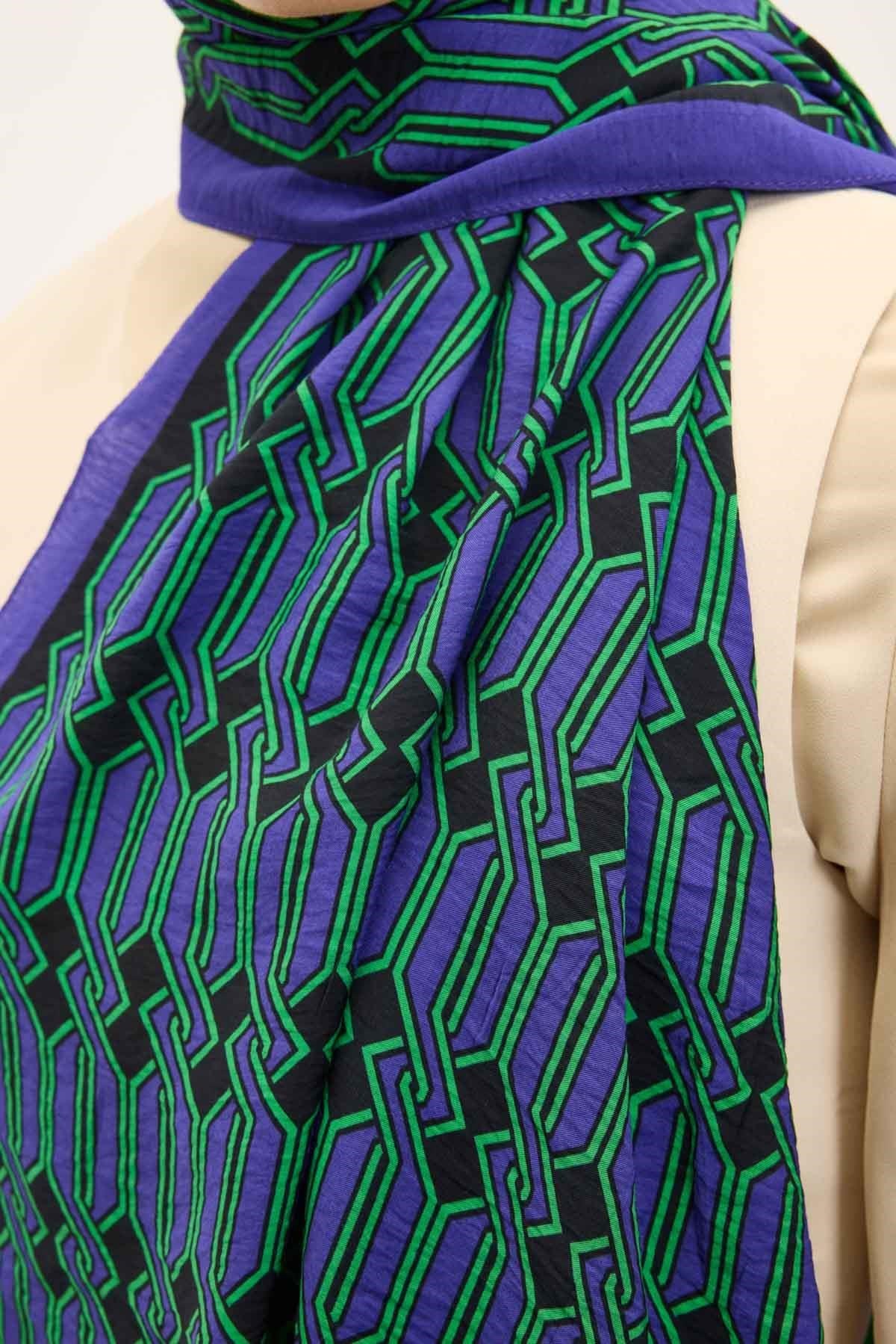 Urban Hours Lumera Mor Mayda Şal 190x70