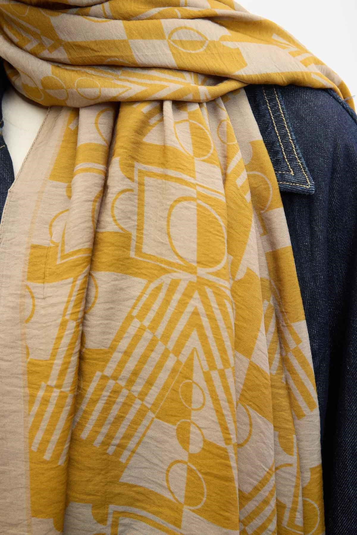 Urban Hours Elvora Hardal Mayda Şal 190x70