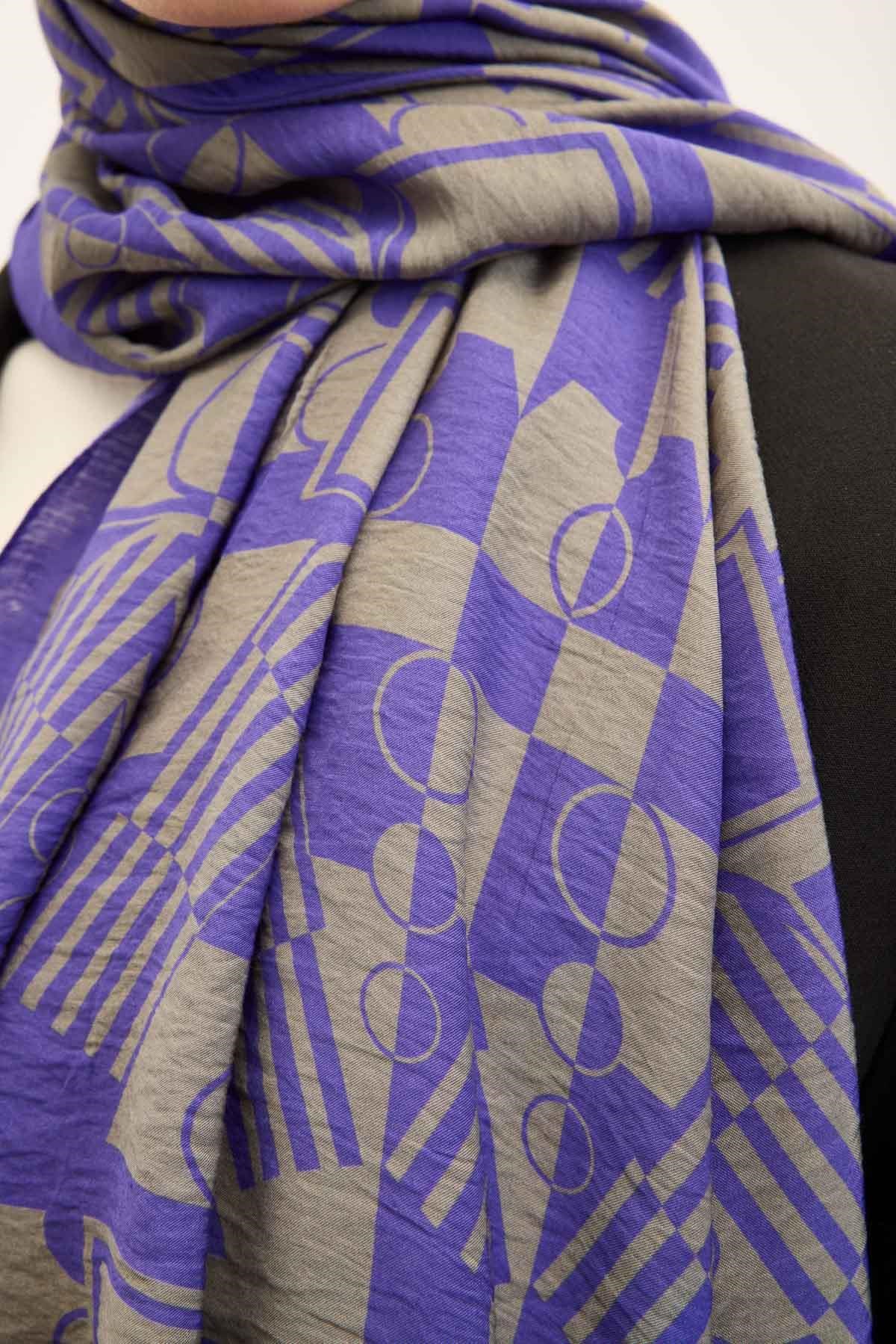 Urban Hours Elvora Mor Mayda Şal 190x70