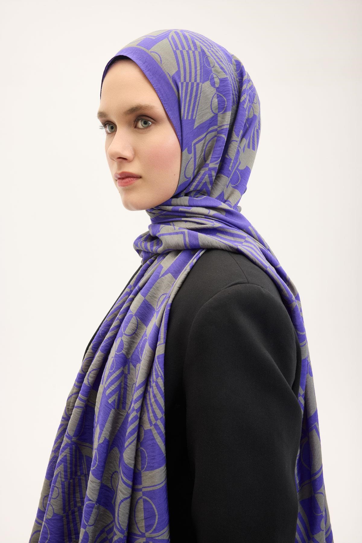 Urban Hours Elvora Mor Mayda Şal 190x70