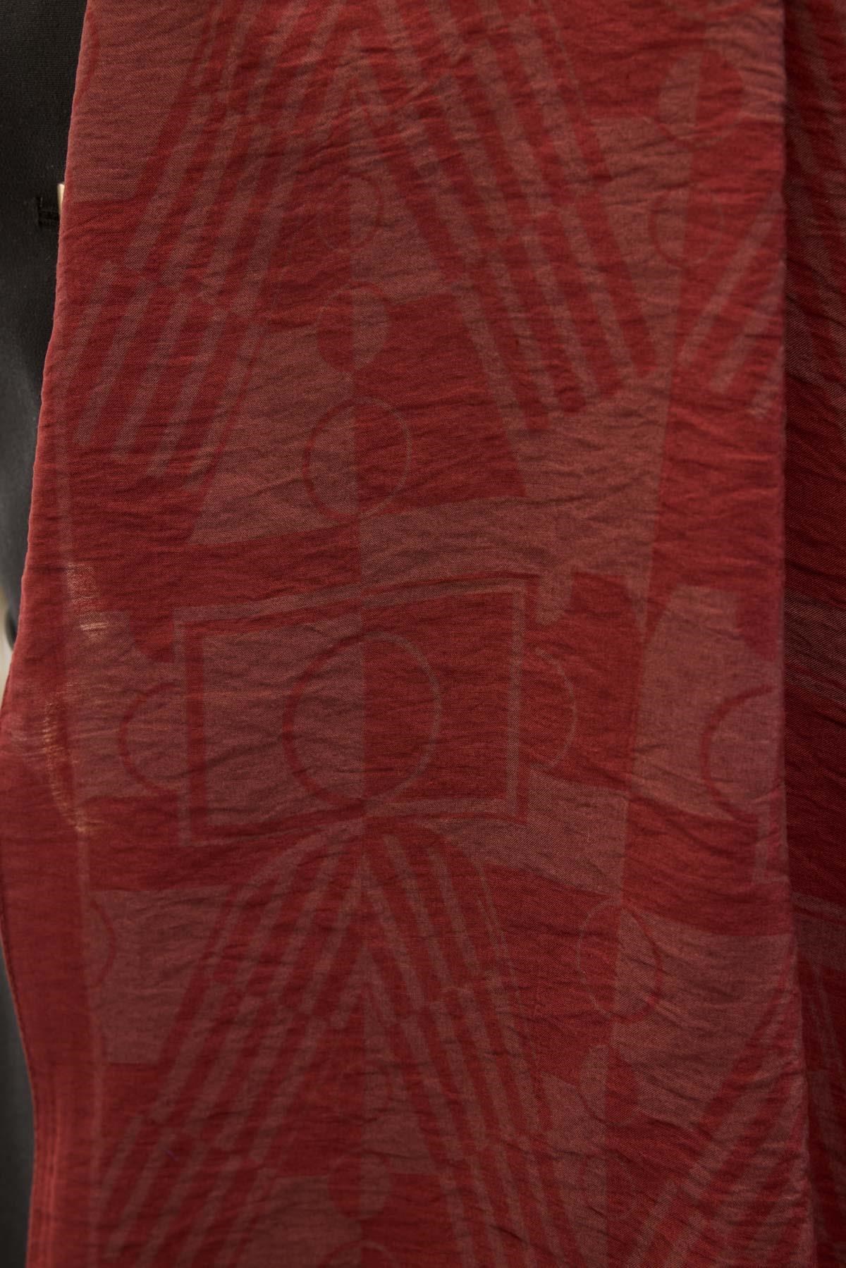 Urban Hours Elvora Kiremit Kırmızı Mayda Şal 190x70