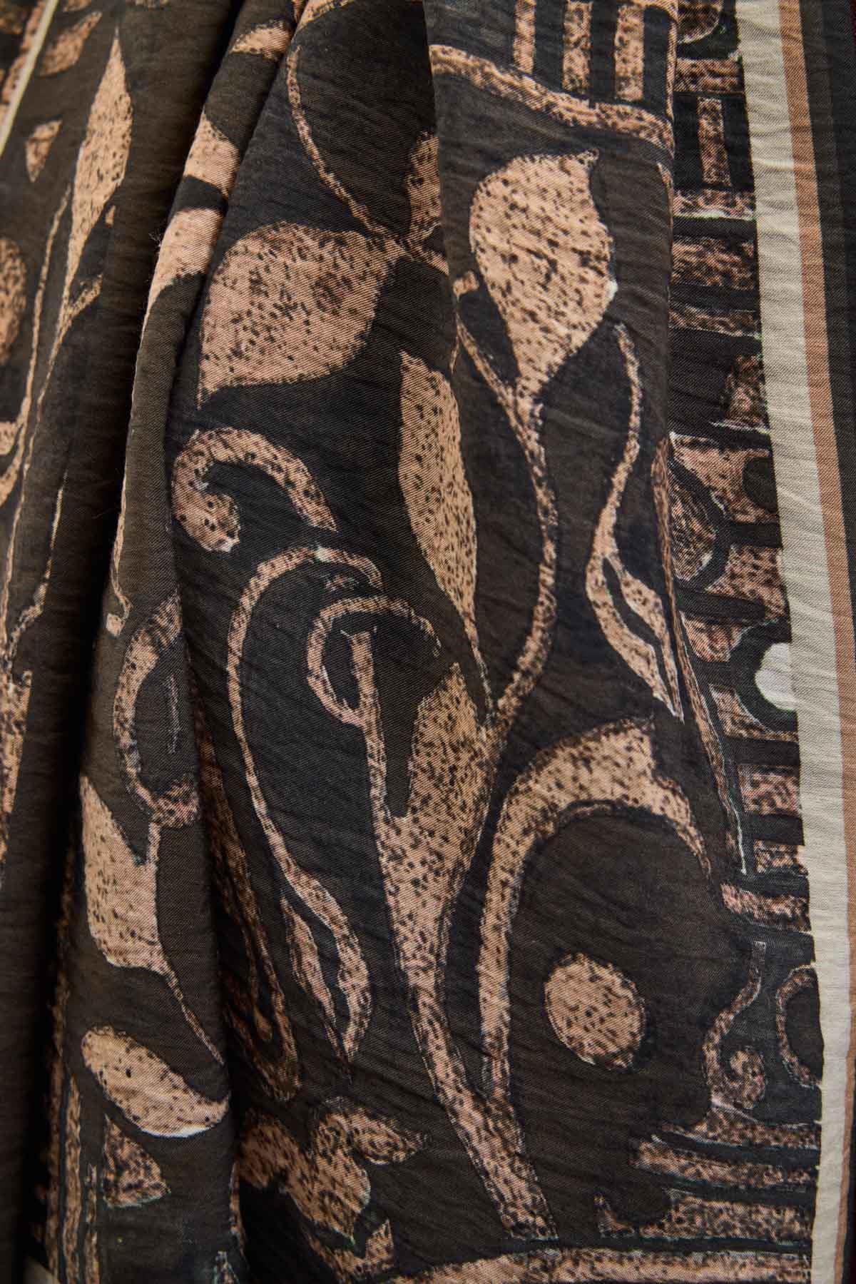 Urban Hours Antik Acı Kahve Mayda Şal 190x70