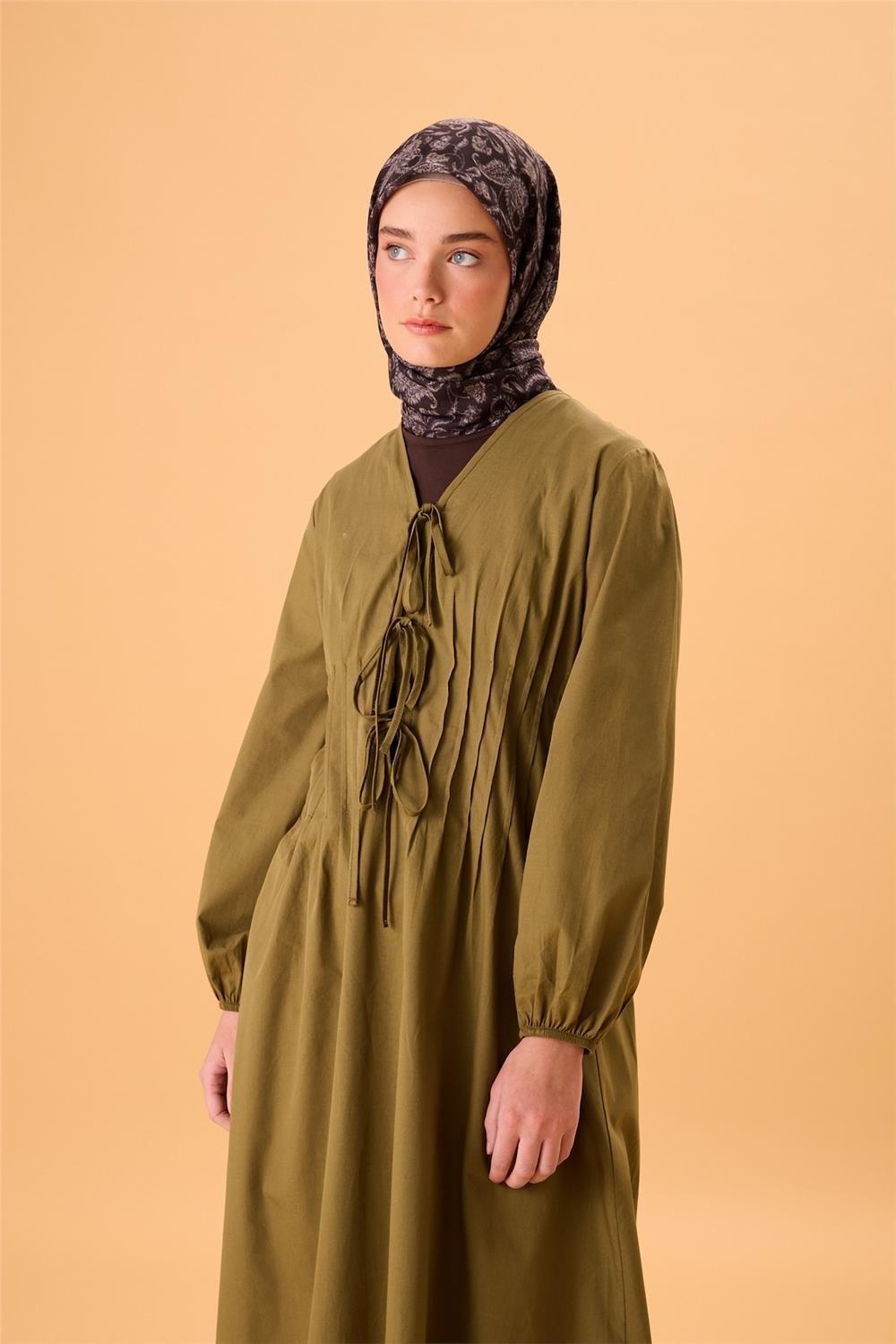 İnce Pamuk Soft Eşarp Siyah-Funda Desenli Tok Duruşlu 90x90