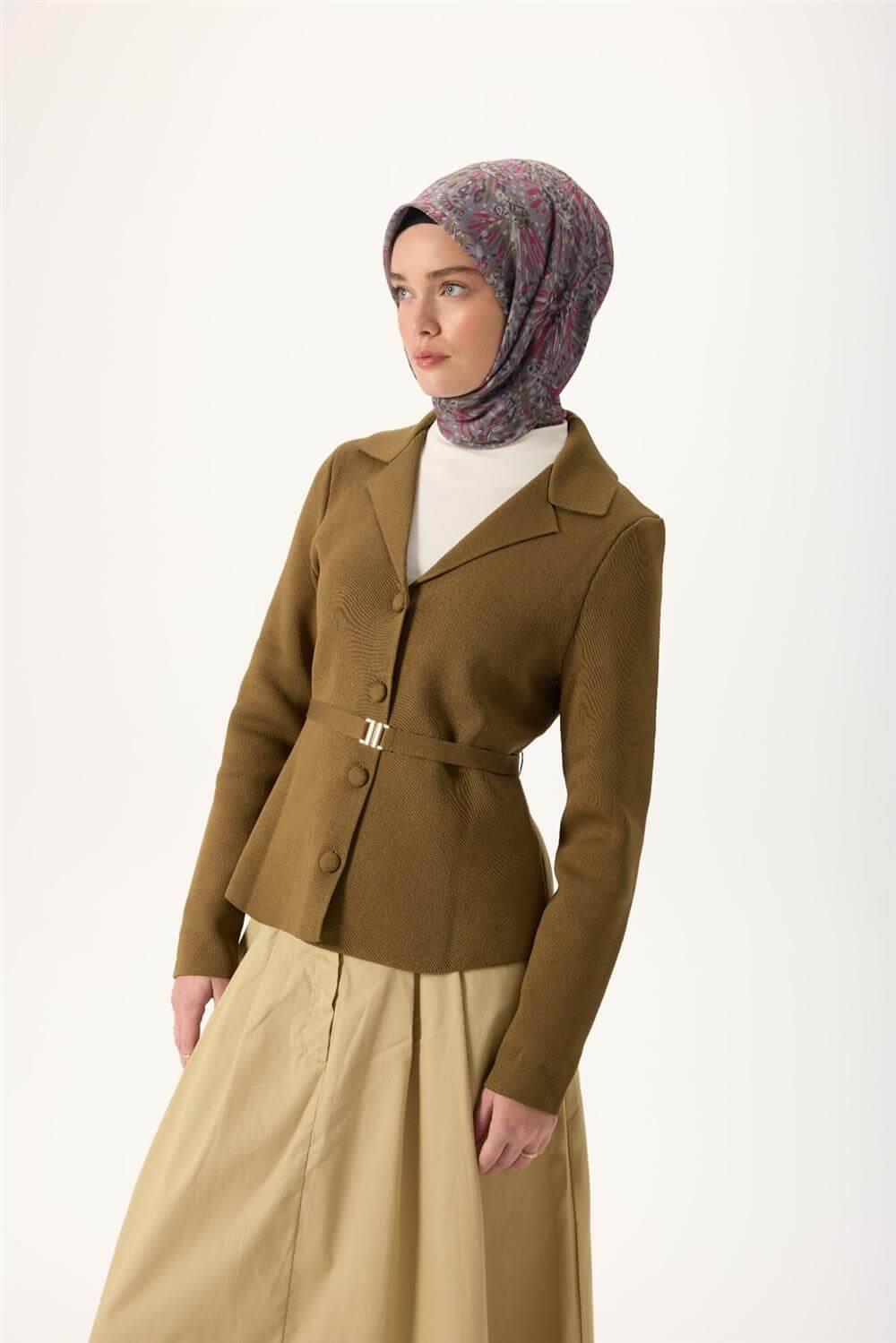 İnce Pamuk Soft Eşarp Soluk Mor-Fuşya Desenli Tok Duruşlu Kaymaz 90x90