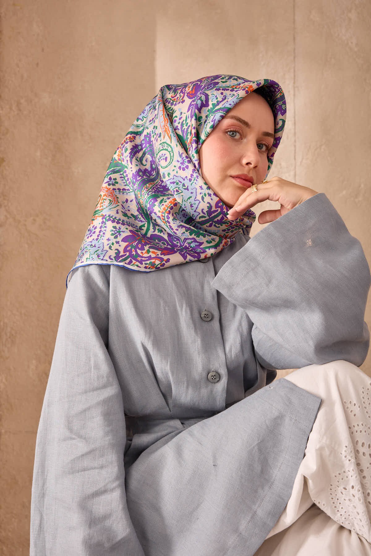 Silk Home Twill İpek Eşarp 11473-15