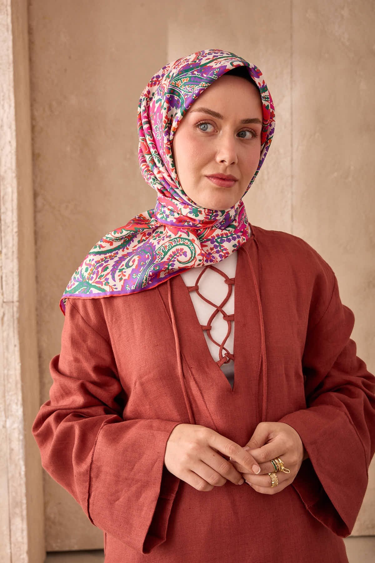 Silk Home Twill İpek Eşarp 11473-43