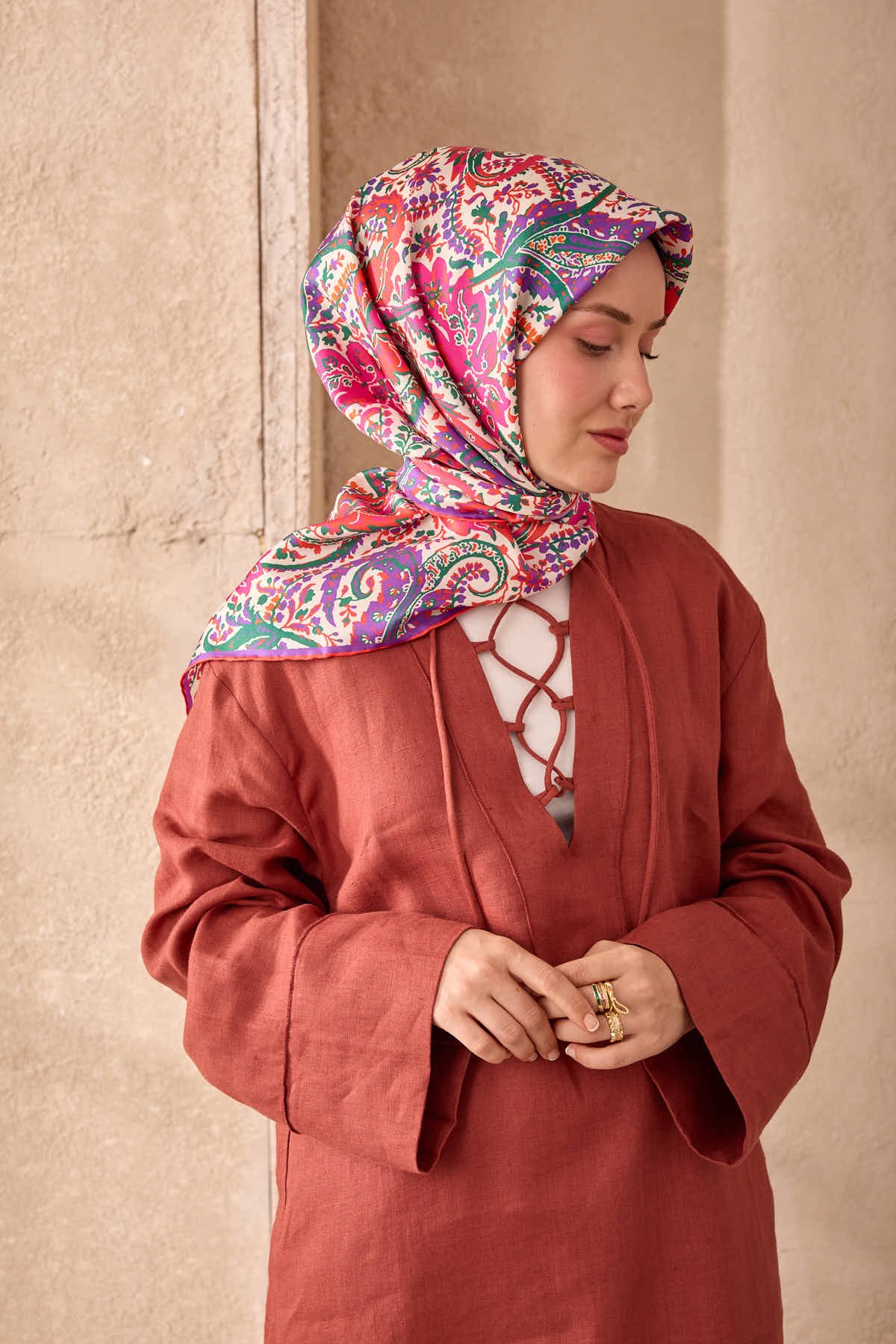 Silk Home Twill İpek Eşarp 11473-43