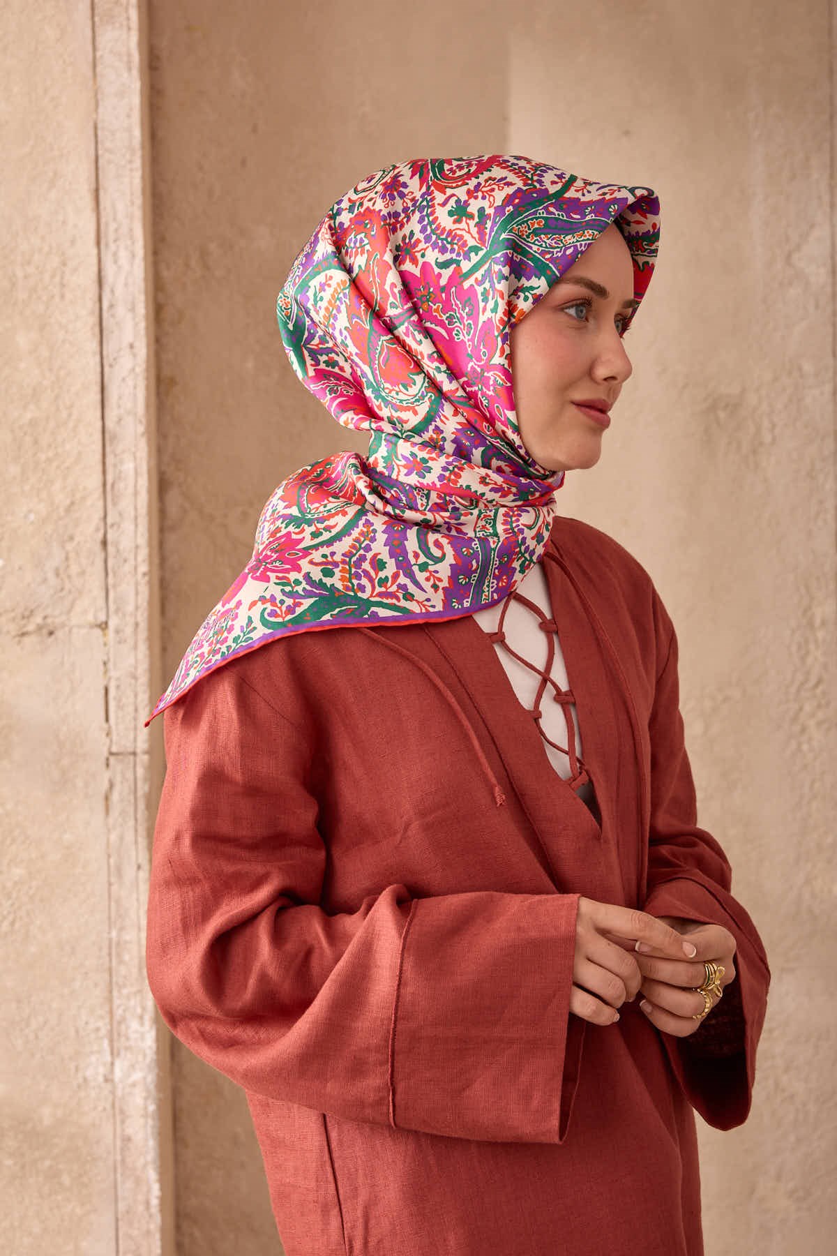 Silk Home Twill İpek Eşarp 11473-43