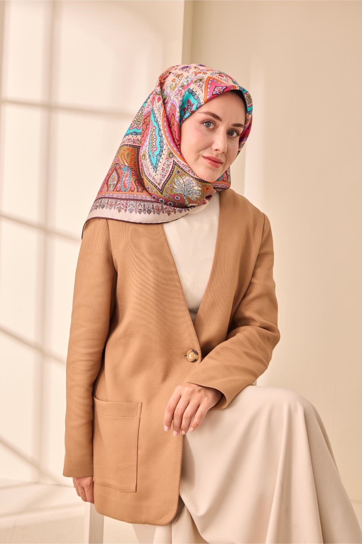 Silk Home Twill İpek Eşarp 11476-01