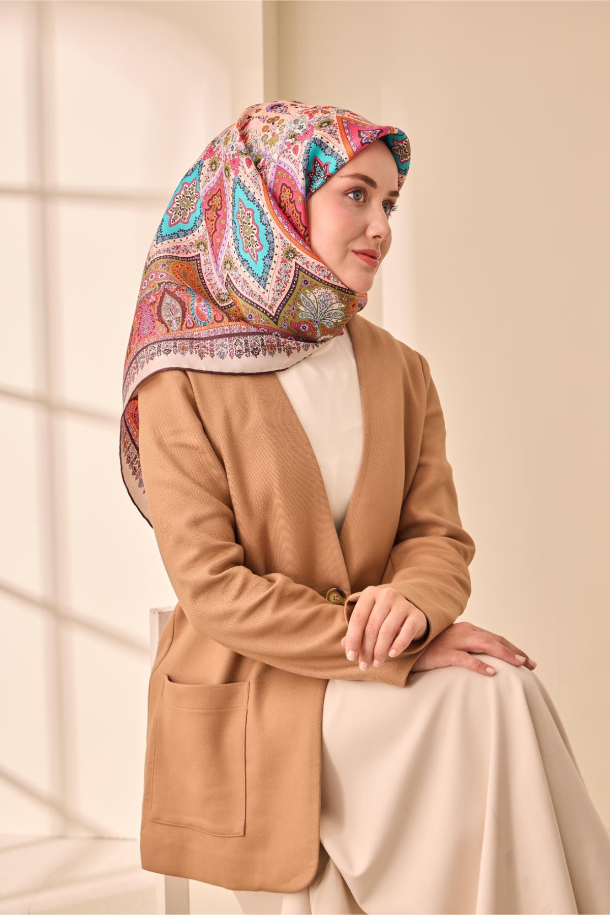 Silk Home Twill İpek Eşarp 11476-01