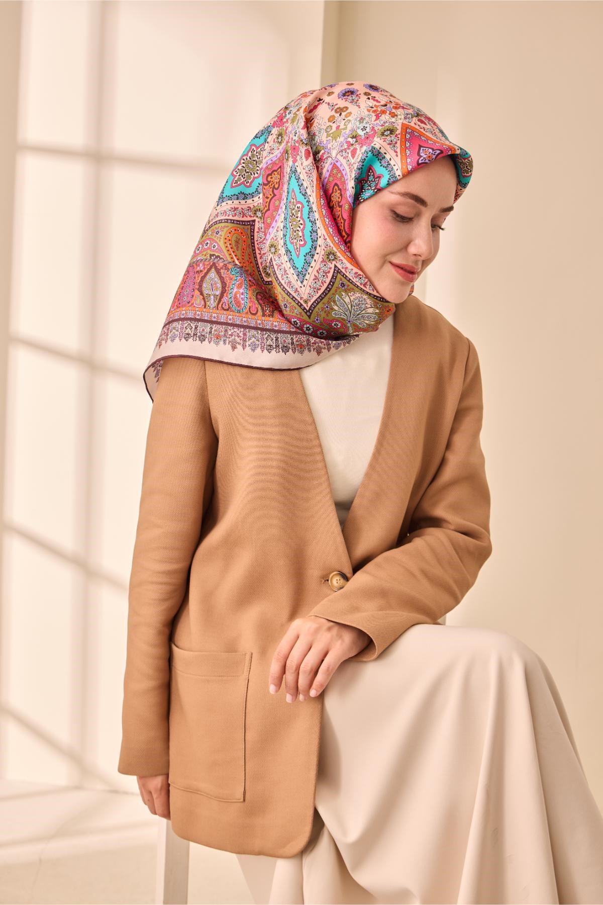 Silk Home Twill İpek Eşarp 11476-01