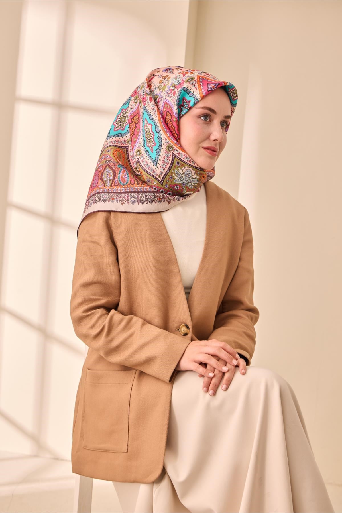 Silk Home Twill İpek Eşarp 11476-01