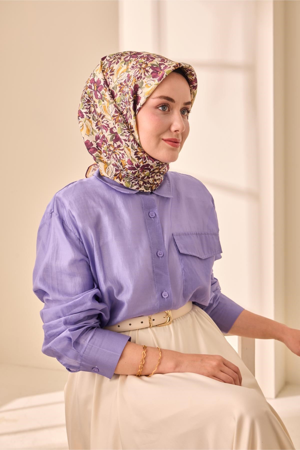 Silk Home Twill İpek Eşarp 11477-10